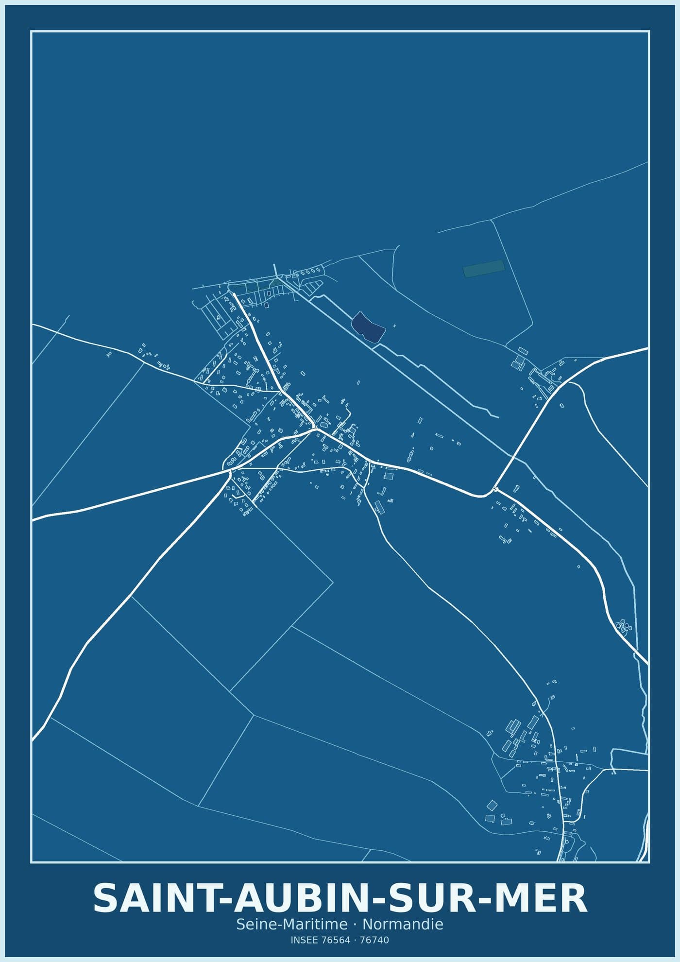 Plan de Saint-Aubin-sur-Mer
