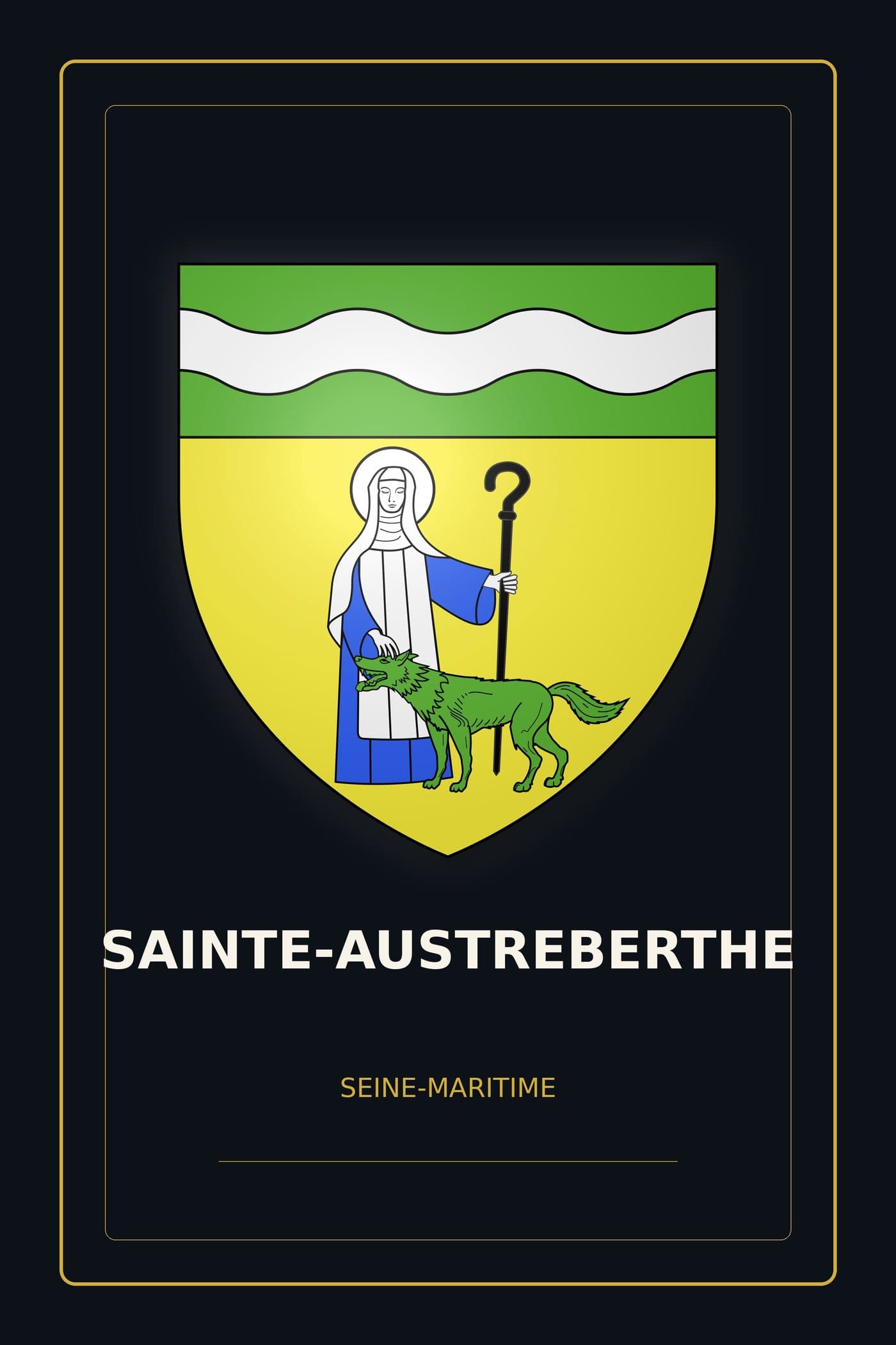 Blason de Sainte-Austreberthe