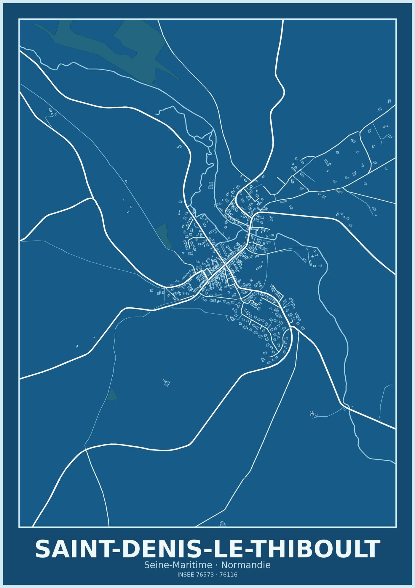 Plan de Saint-Denis-le-Thiboult