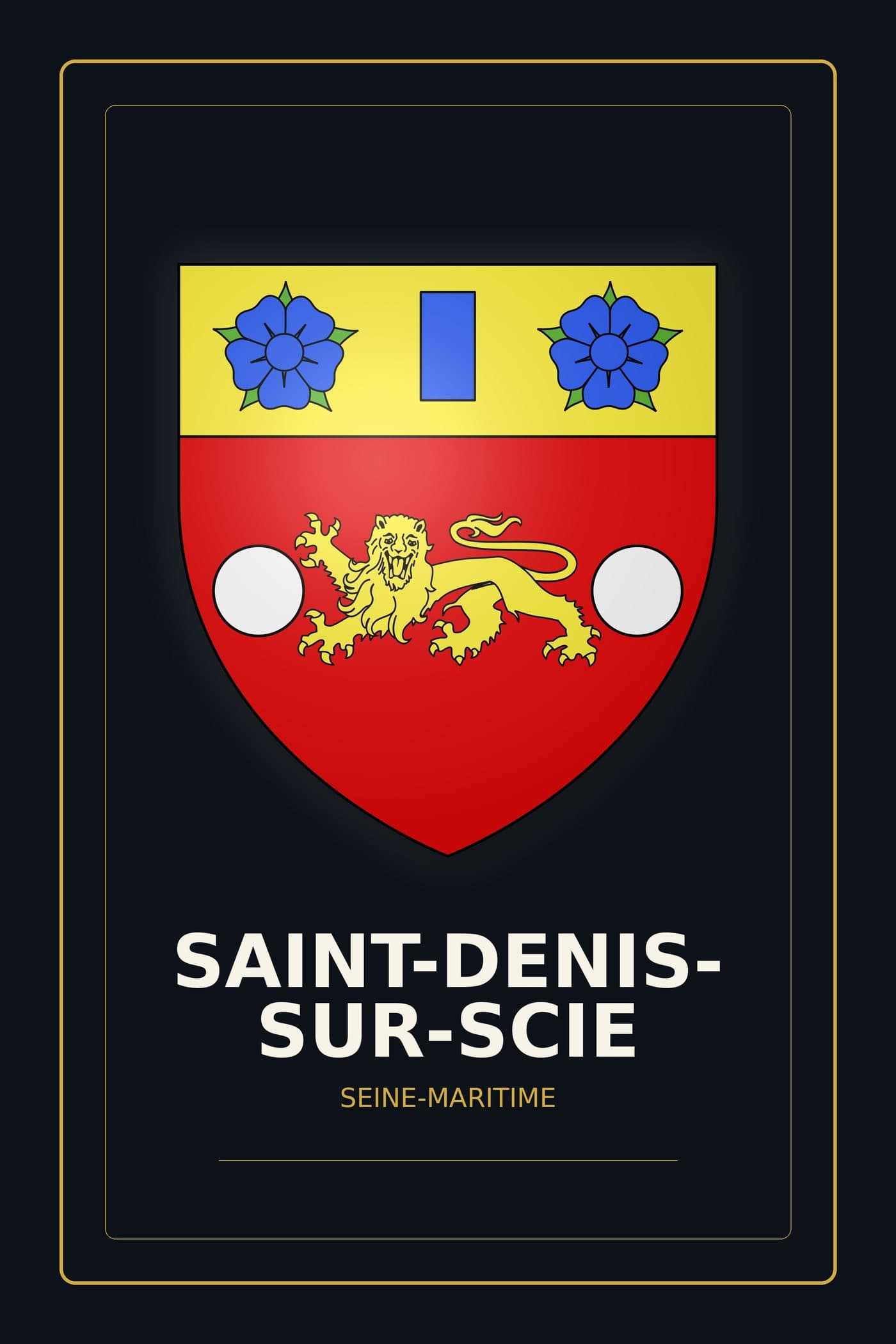 Blason de Saint-Denis-sur-Scie