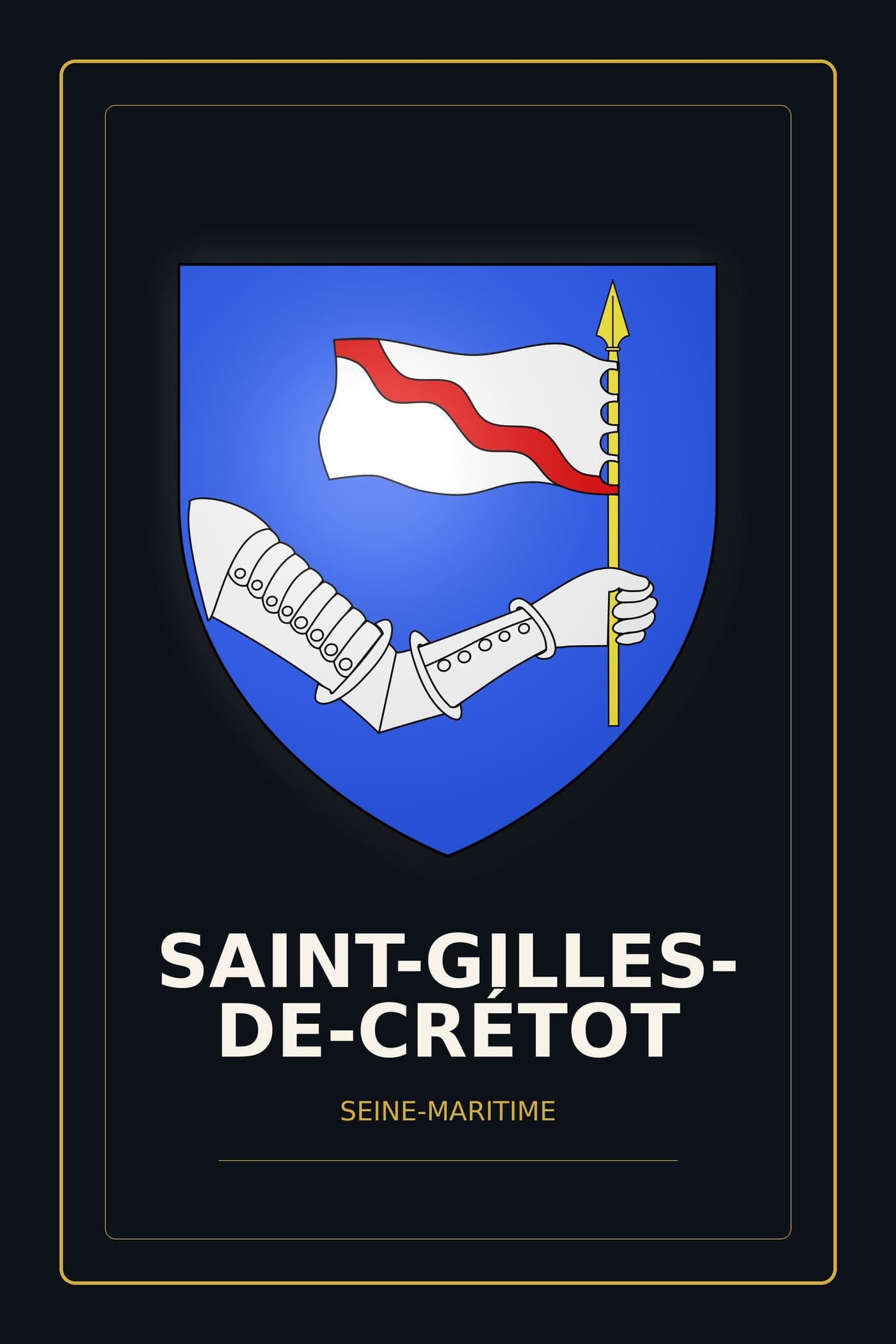 Blason de Saint-Gilles-de-Crétot