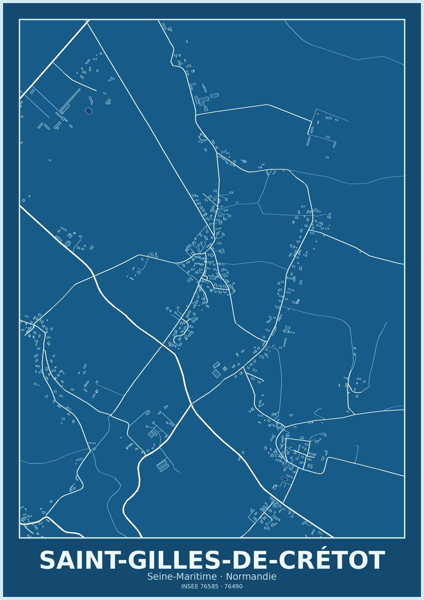 Plan de Saint-Gilles-de-Crétot