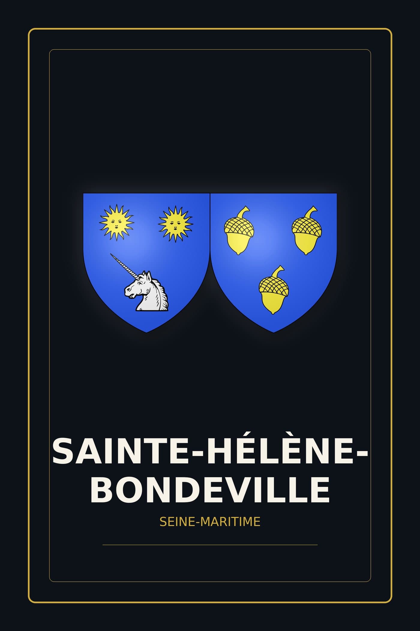 Blason de Sainte-Hélène-Bondeville
