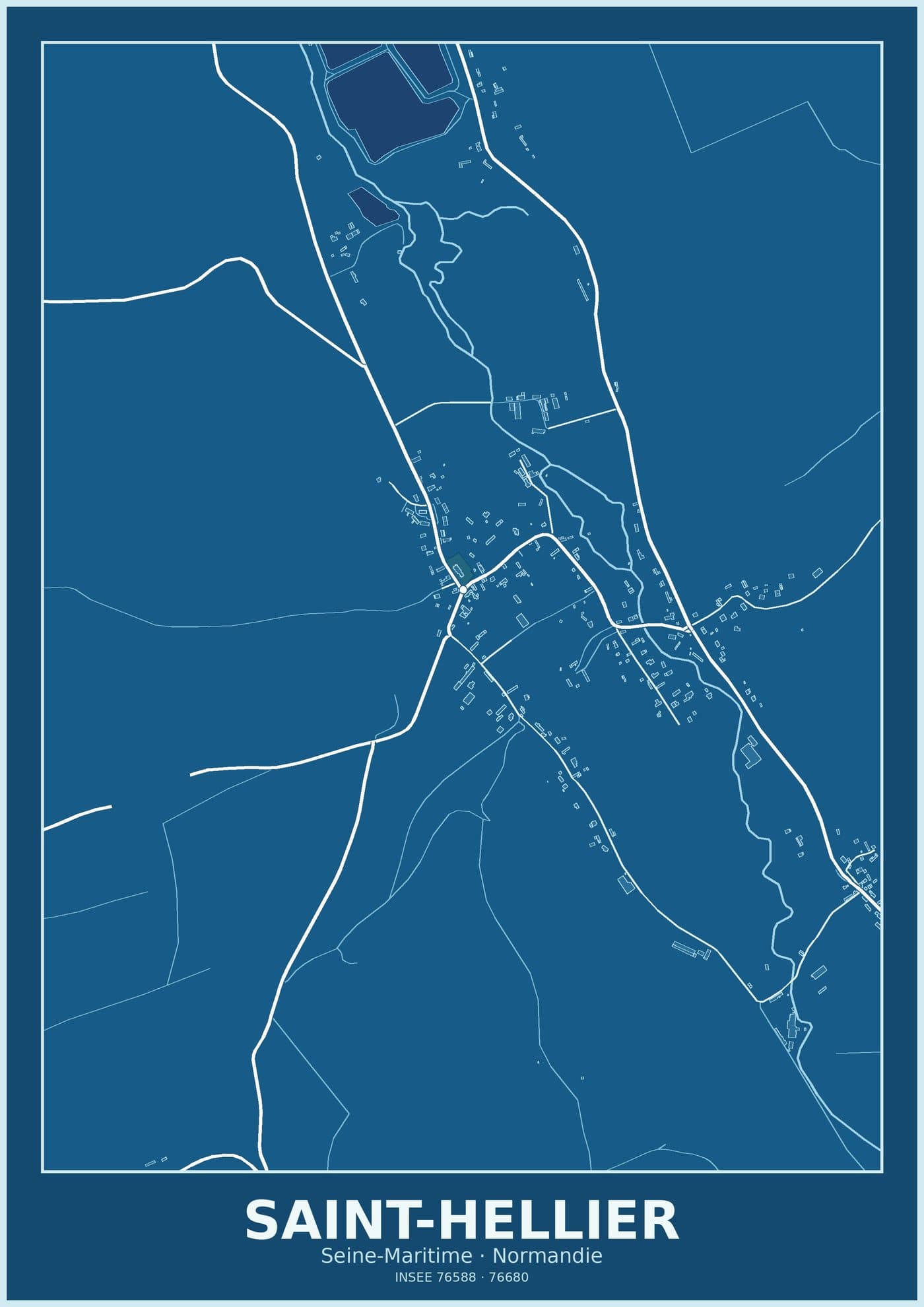 Plan de Saint-Hellier