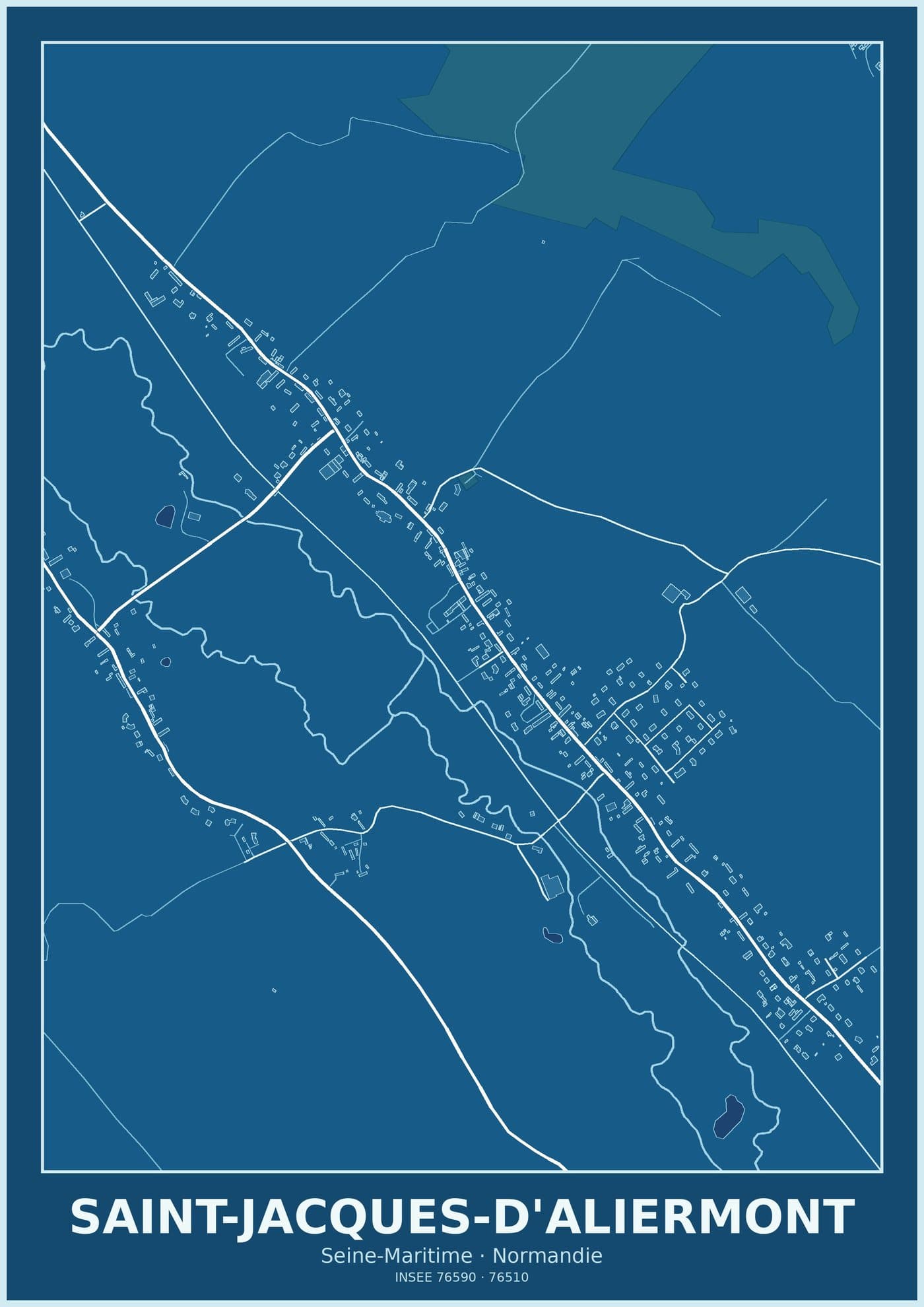 Plan de Saint-Jacques-d'Aliermont
