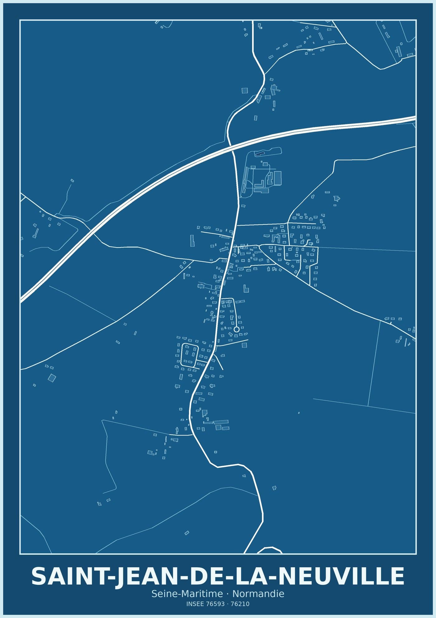 Plan de Saint-Jean-de-la-Neuville