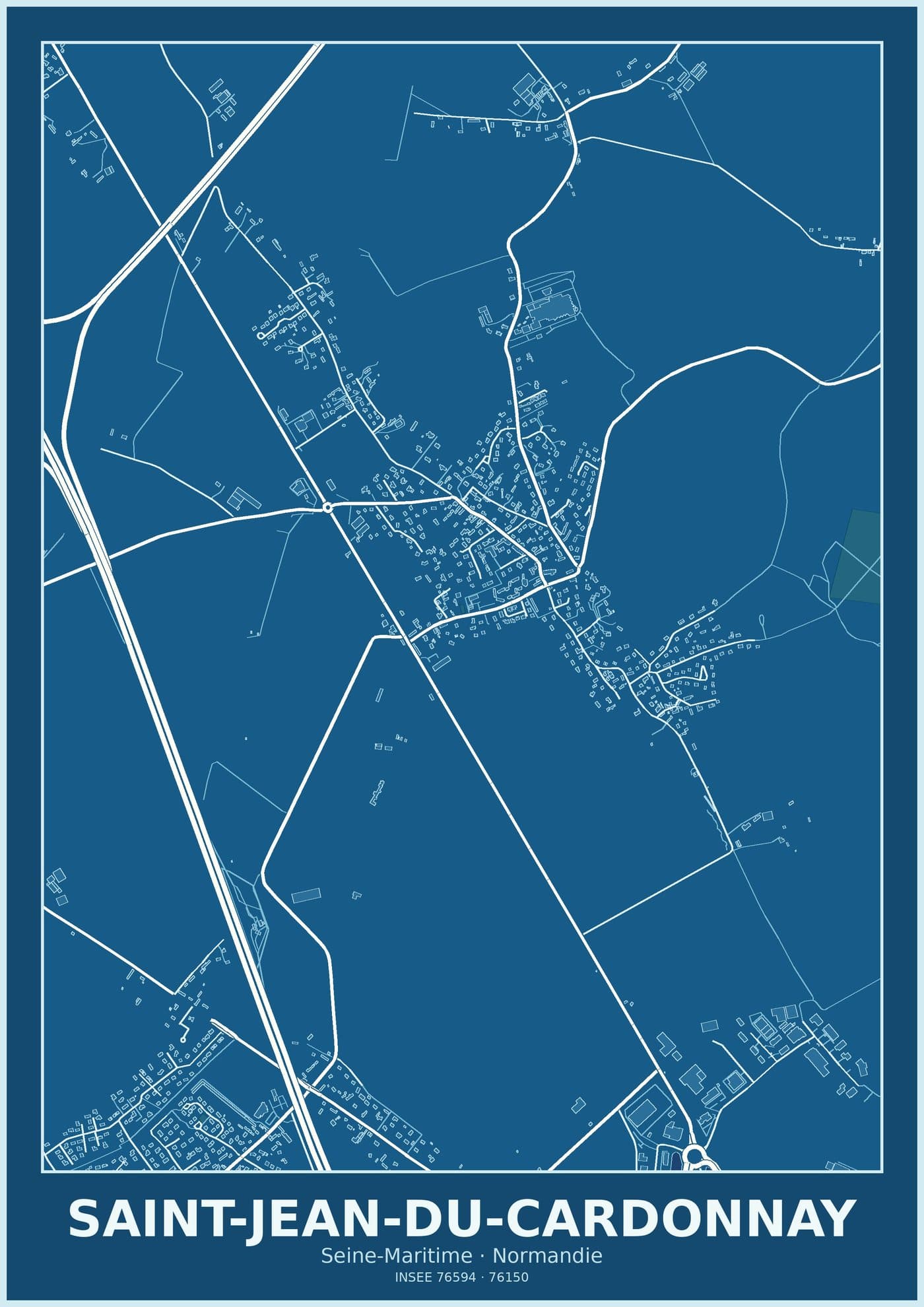 Plan de Saint-Jean-du-Cardonnay