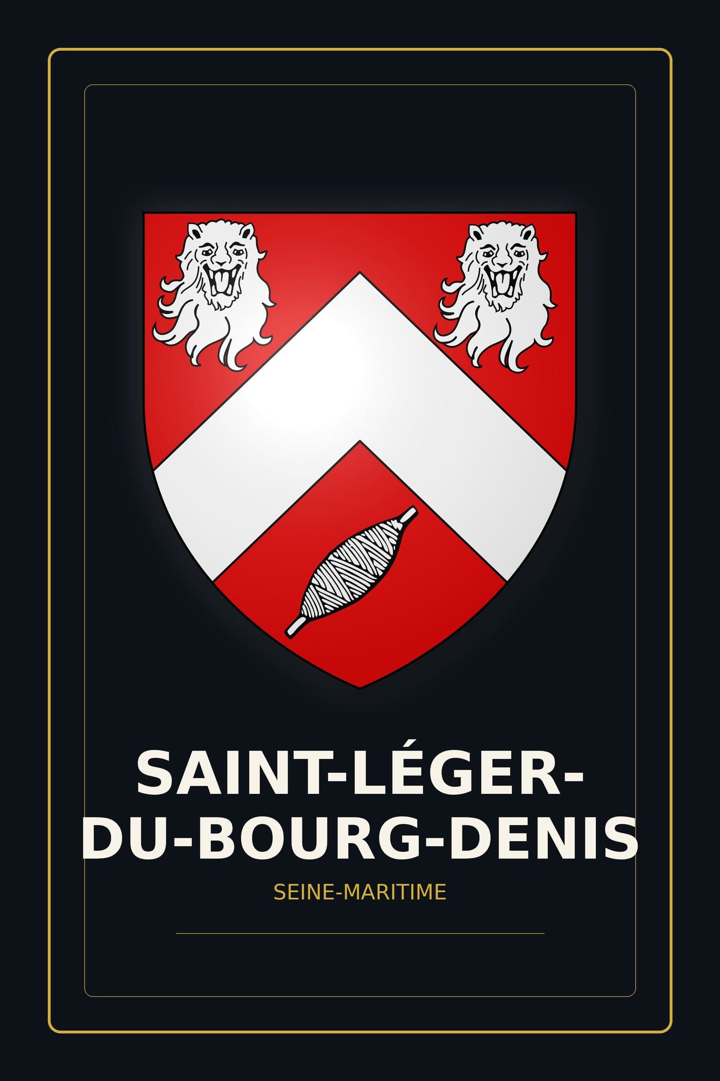 Blason de Saint-Léger-du-Bourg-Denis