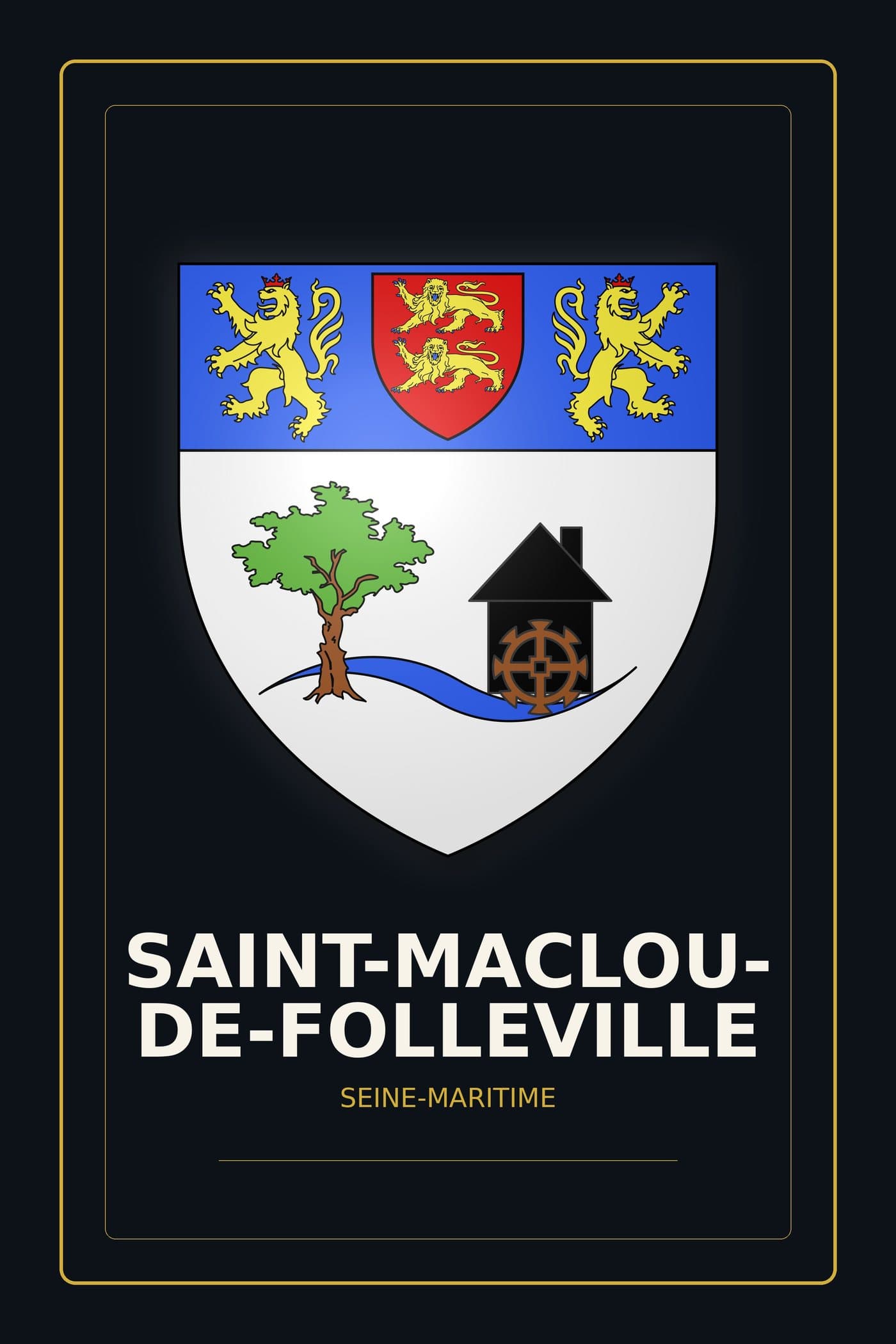 Blason de Saint-Maclou-de-Folleville