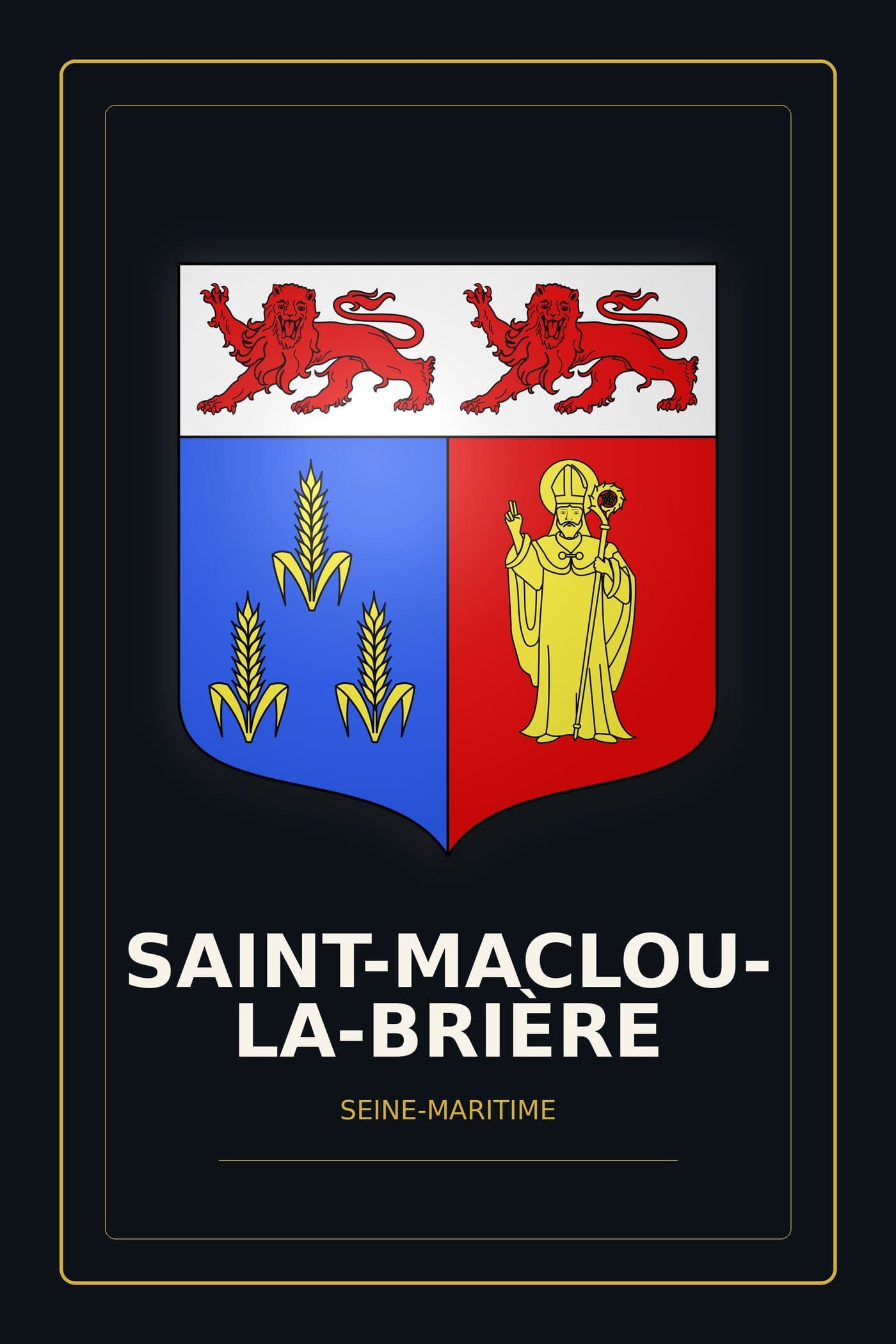 Blason de Saint-Maclou-la-Brière