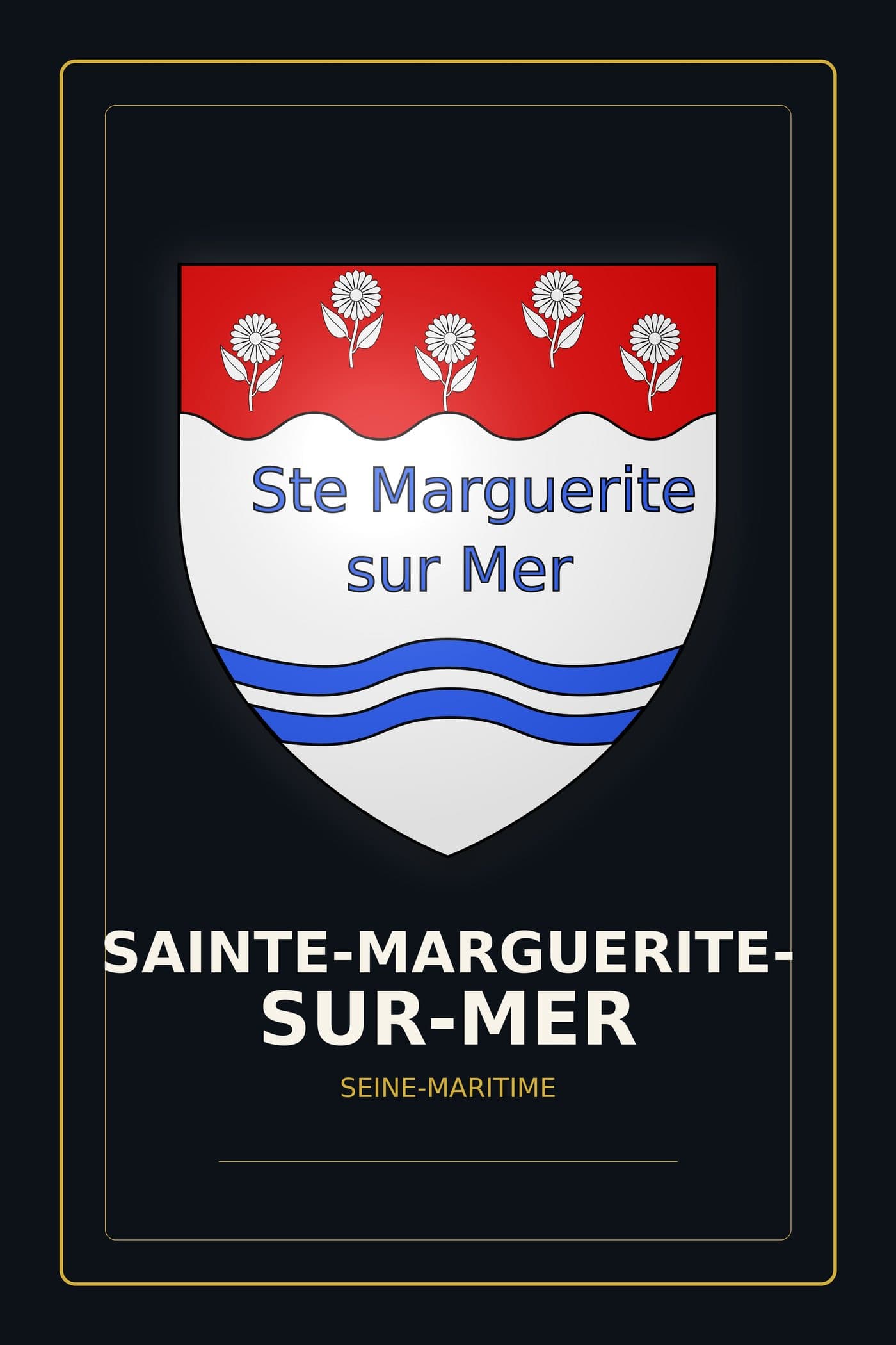 Blason de Sainte-Marguerite-sur-Mer