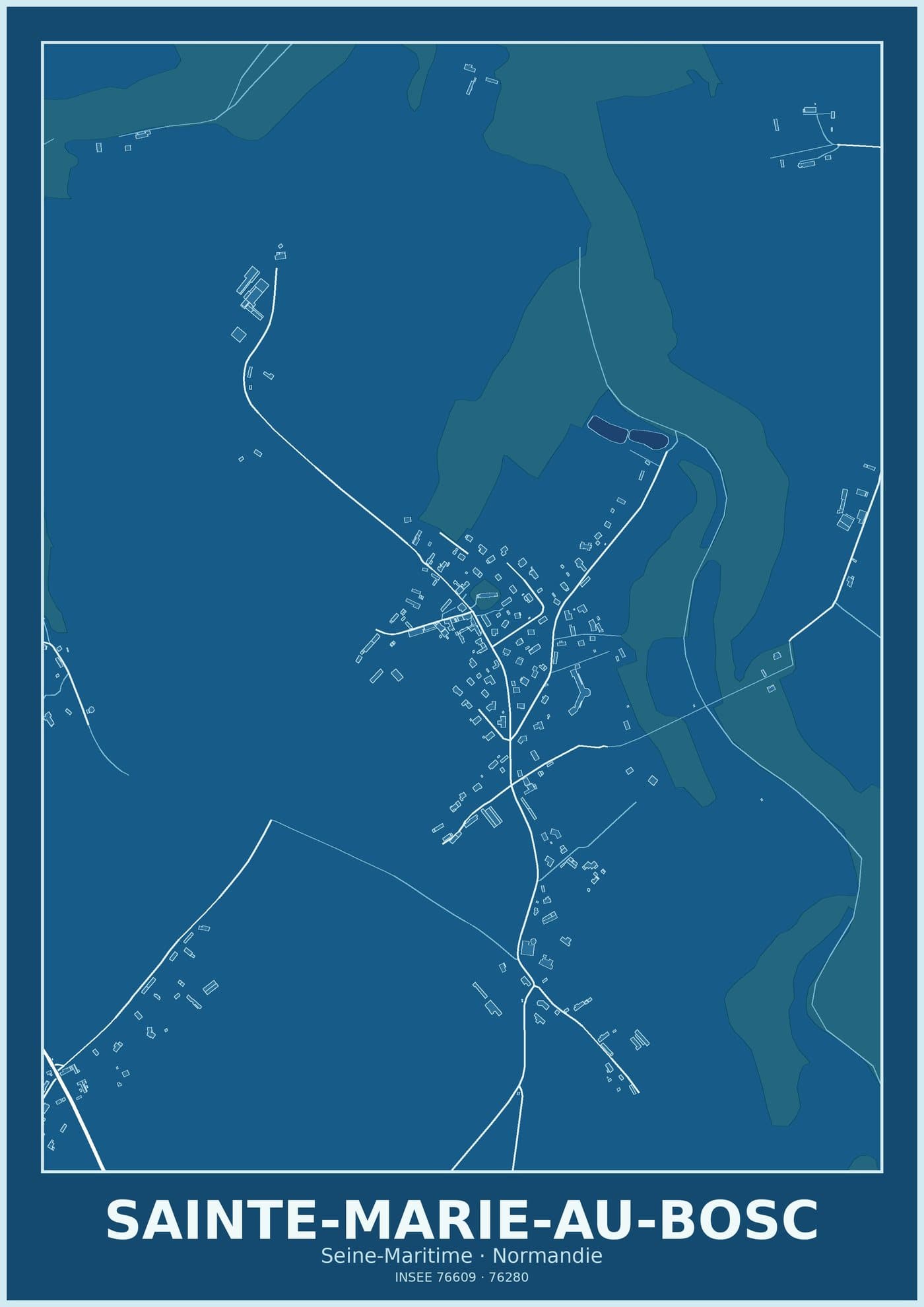 Plan de Sainte-Marie-au-Bosc