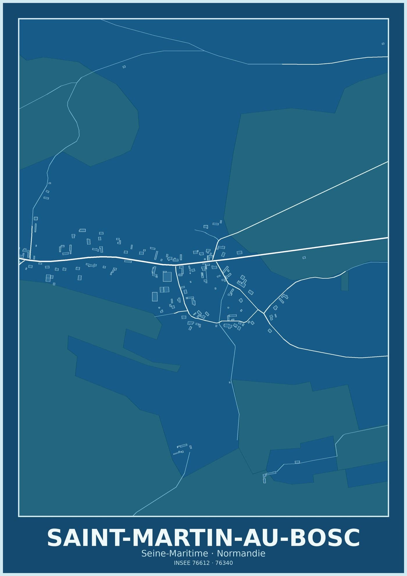Plan de Saint-Martin-au-Bosc