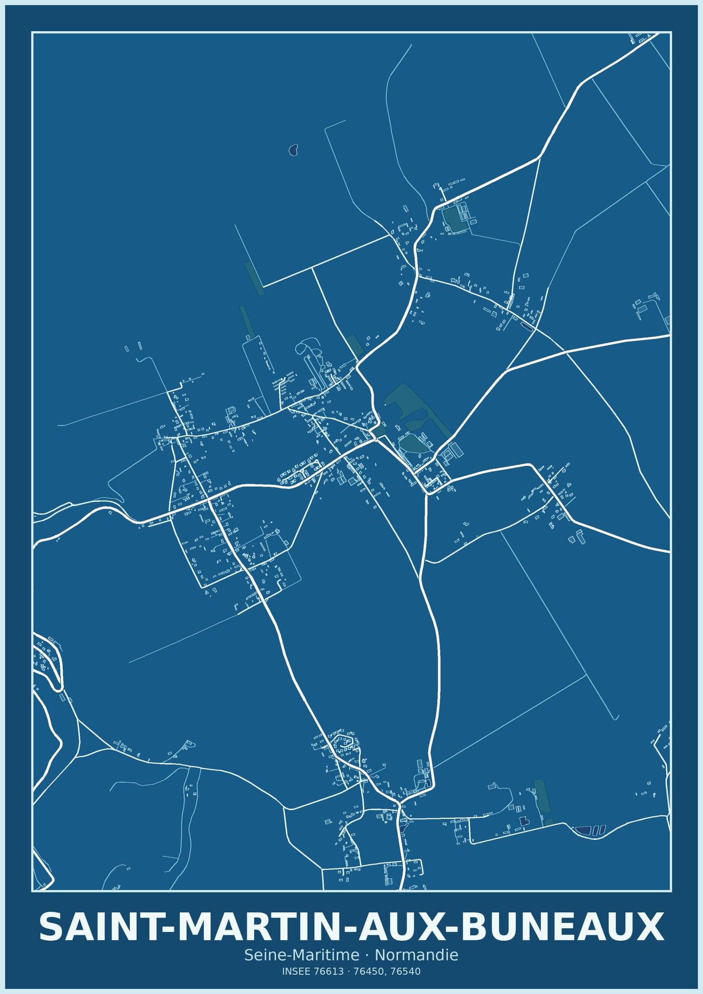 Plan de Saint-Martin-aux-Buneaux