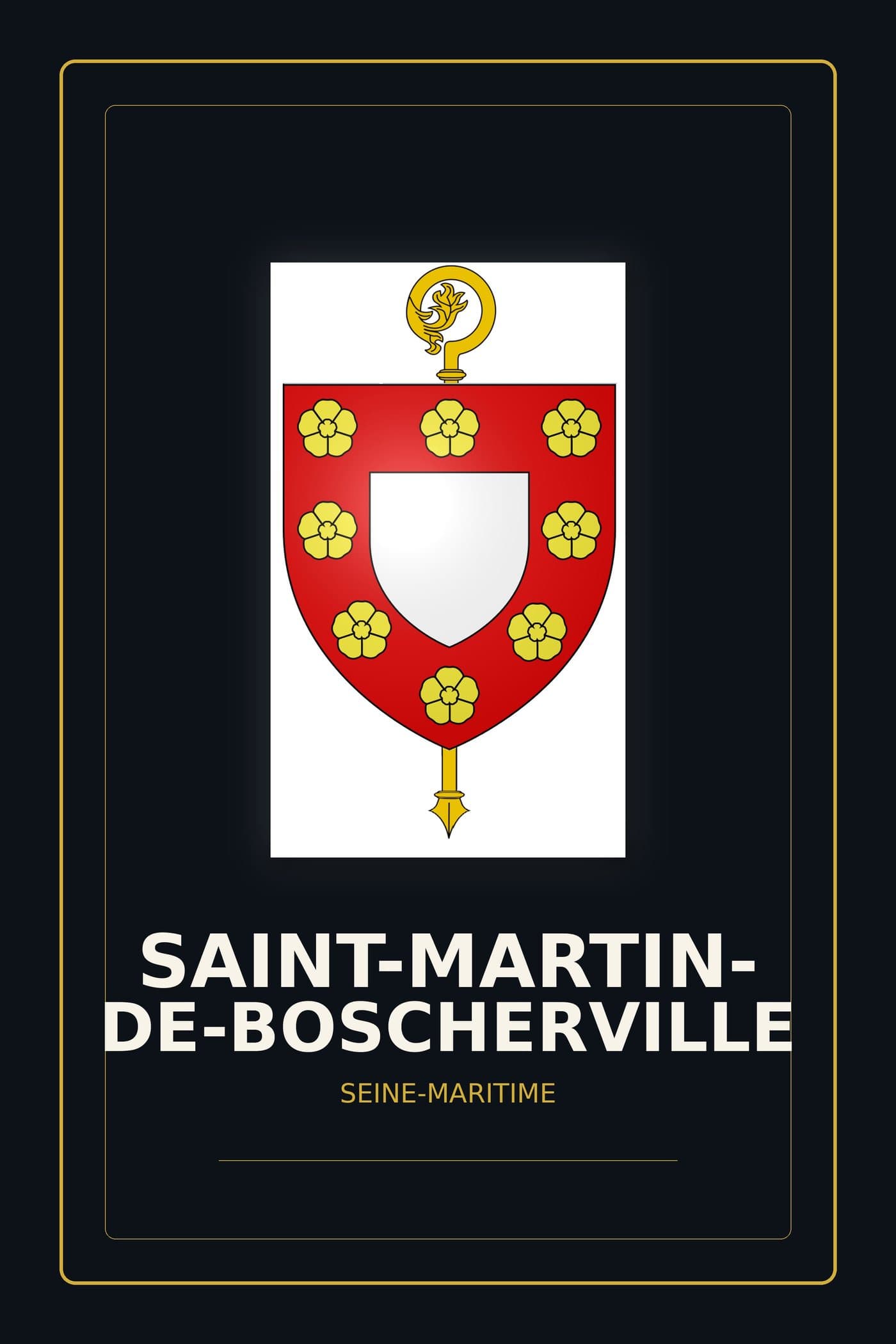 Blason de Saint-Martin-de-Boscherville