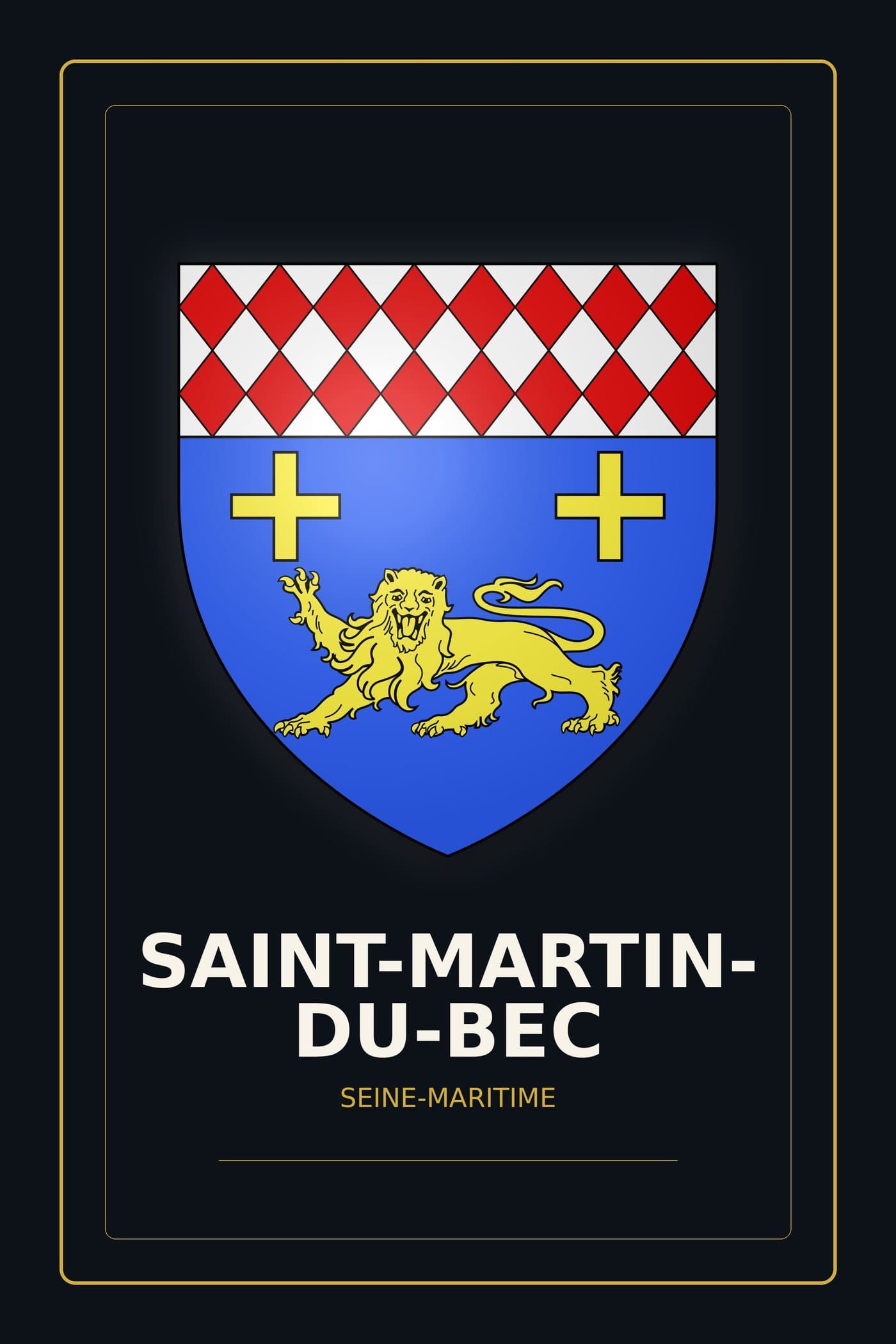 Blason de Saint-Martin-du-Bec