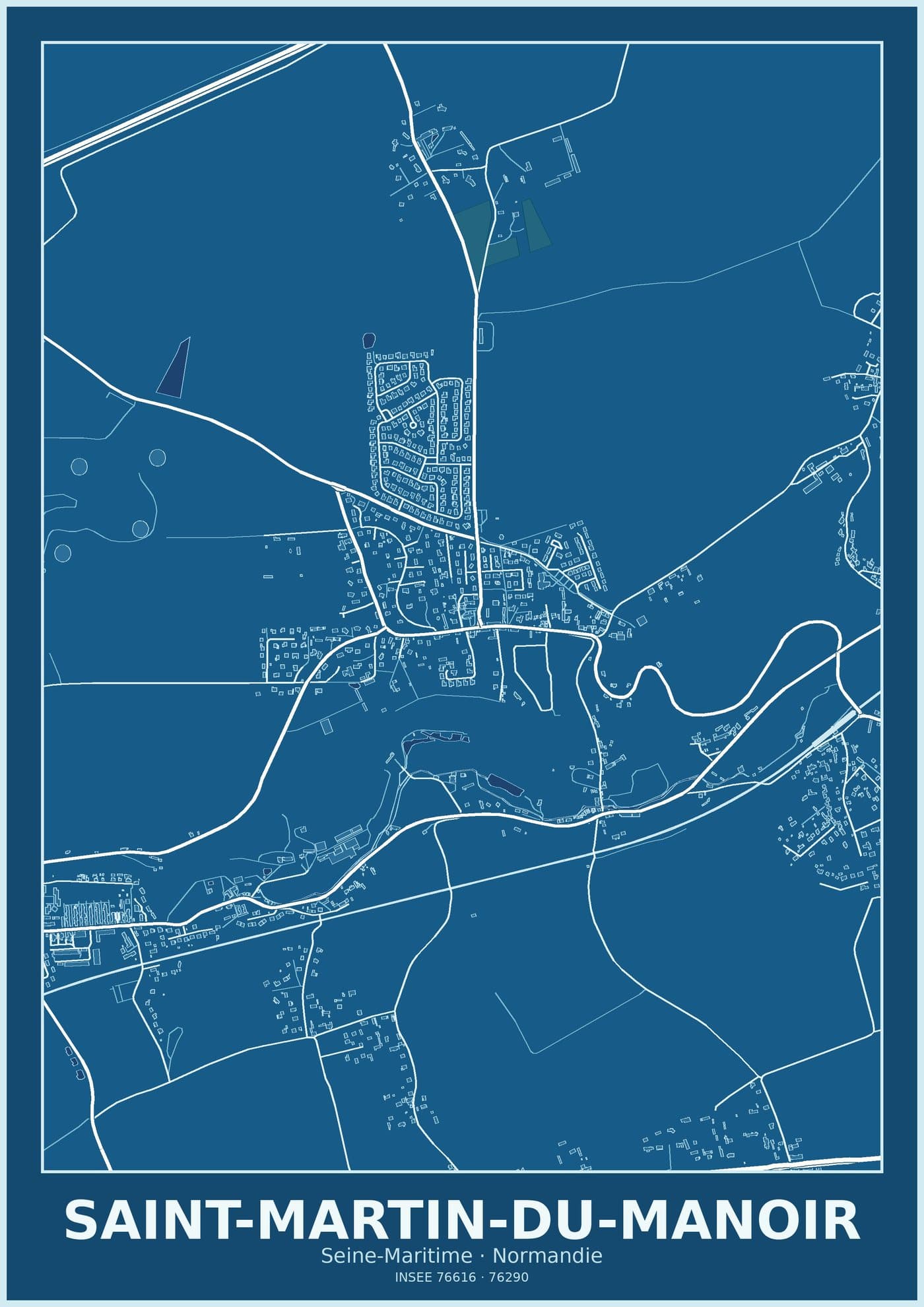 Plan de Saint-Martin-du-Manoir