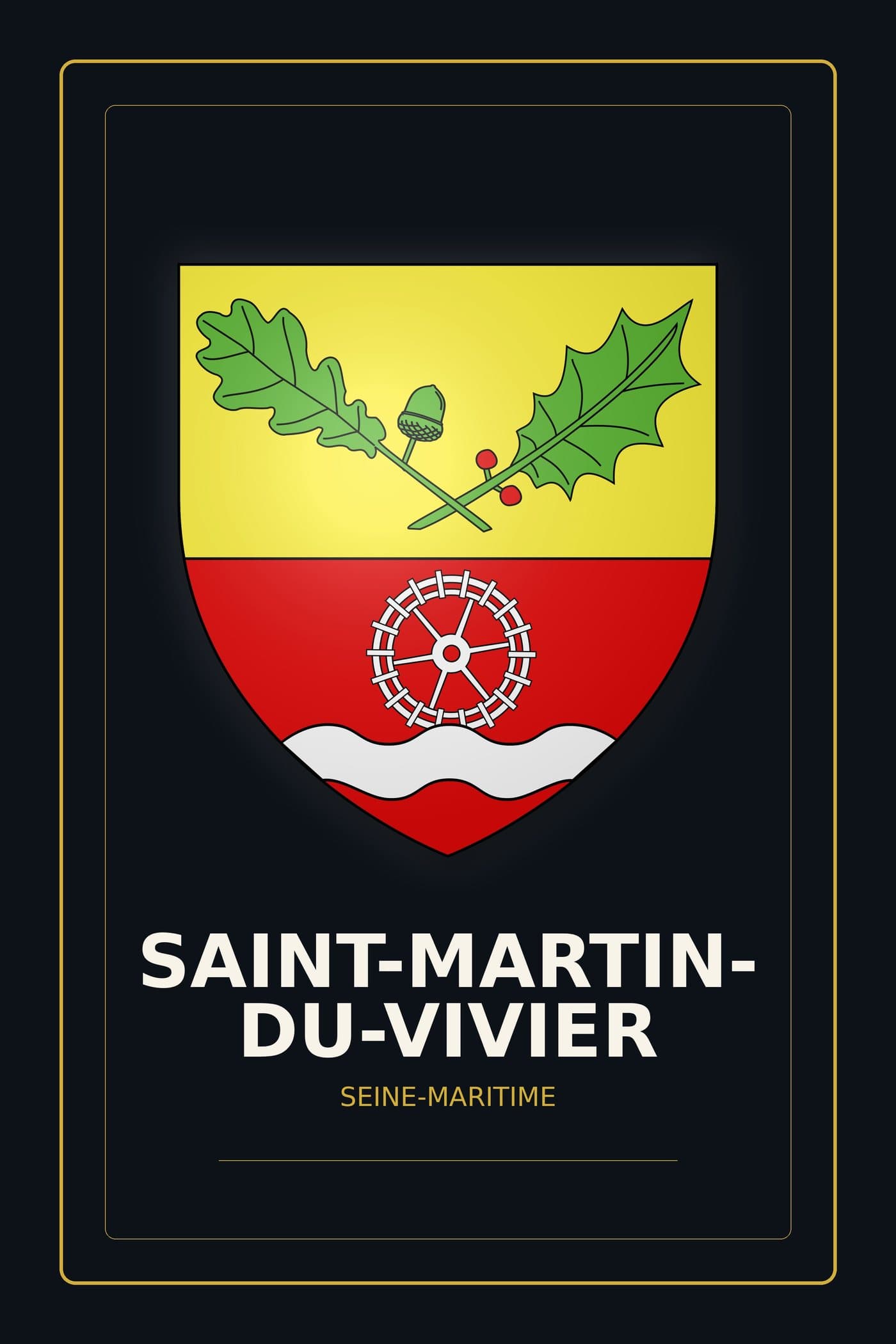 Blason de Saint-Martin-du-Vivier