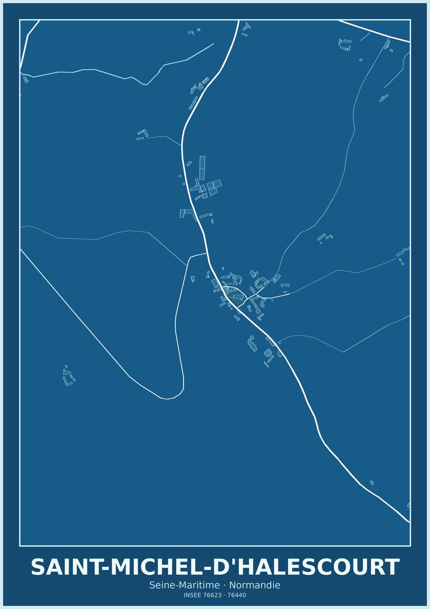 Plan de Saint-Michel-d'Halescourt