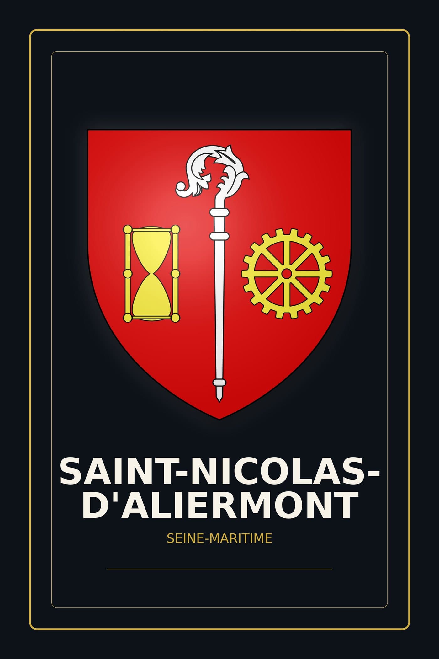 Blason de Saint-Nicolas-d'Aliermont
