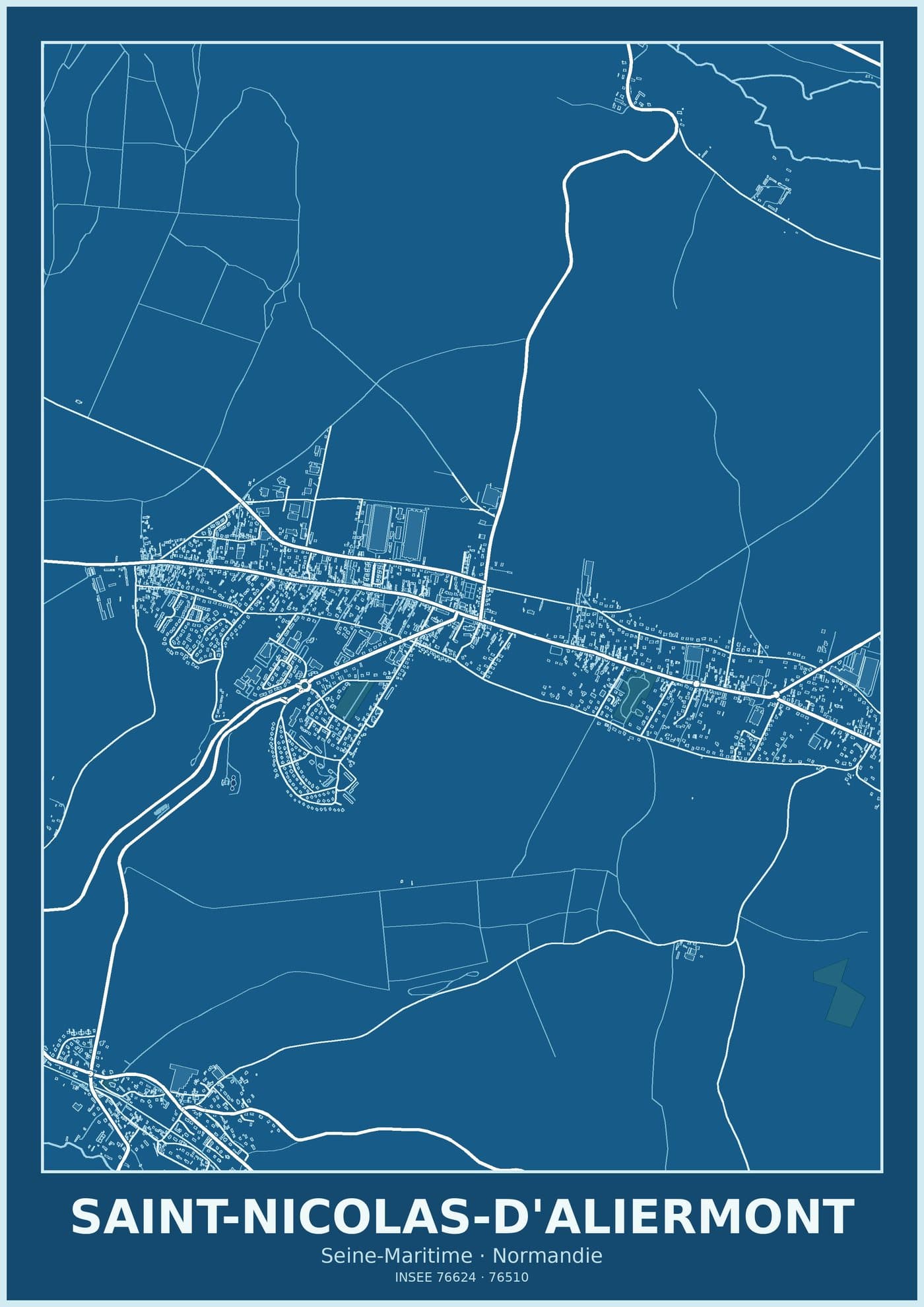 Plan de Saint-Nicolas-d'Aliermont