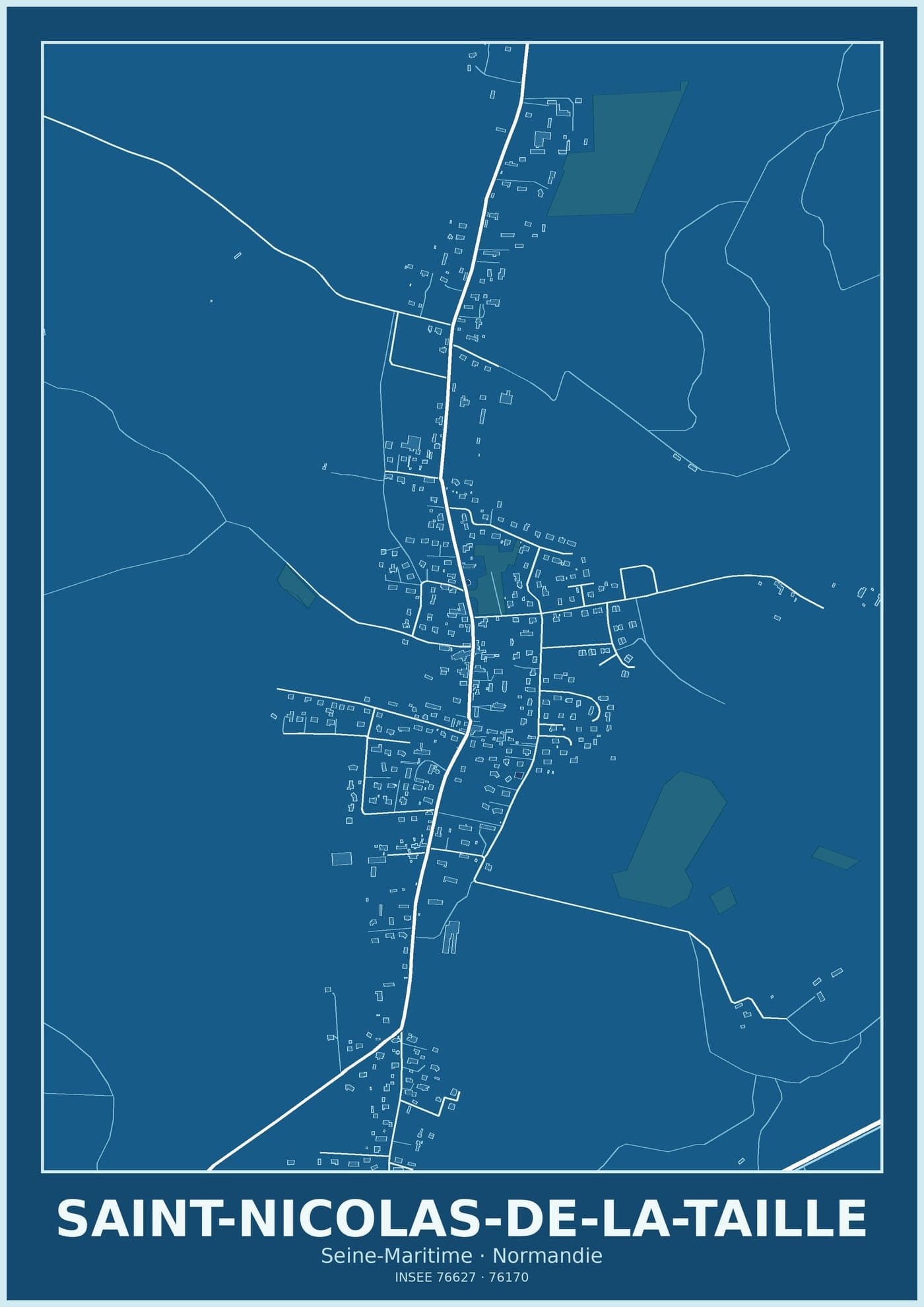 Plan de Saint-Nicolas-de-la-Taille