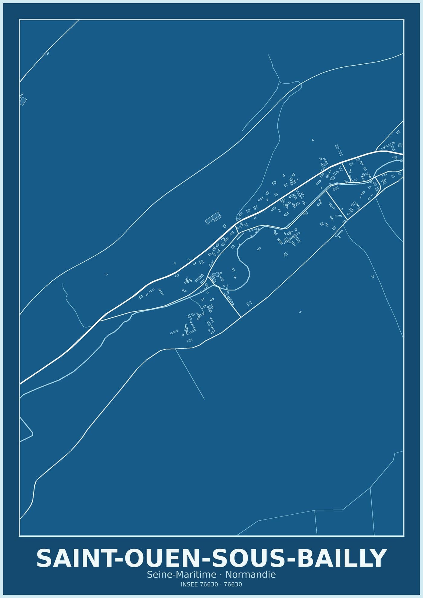 Plan de Saint-Ouen-sous-Bailly