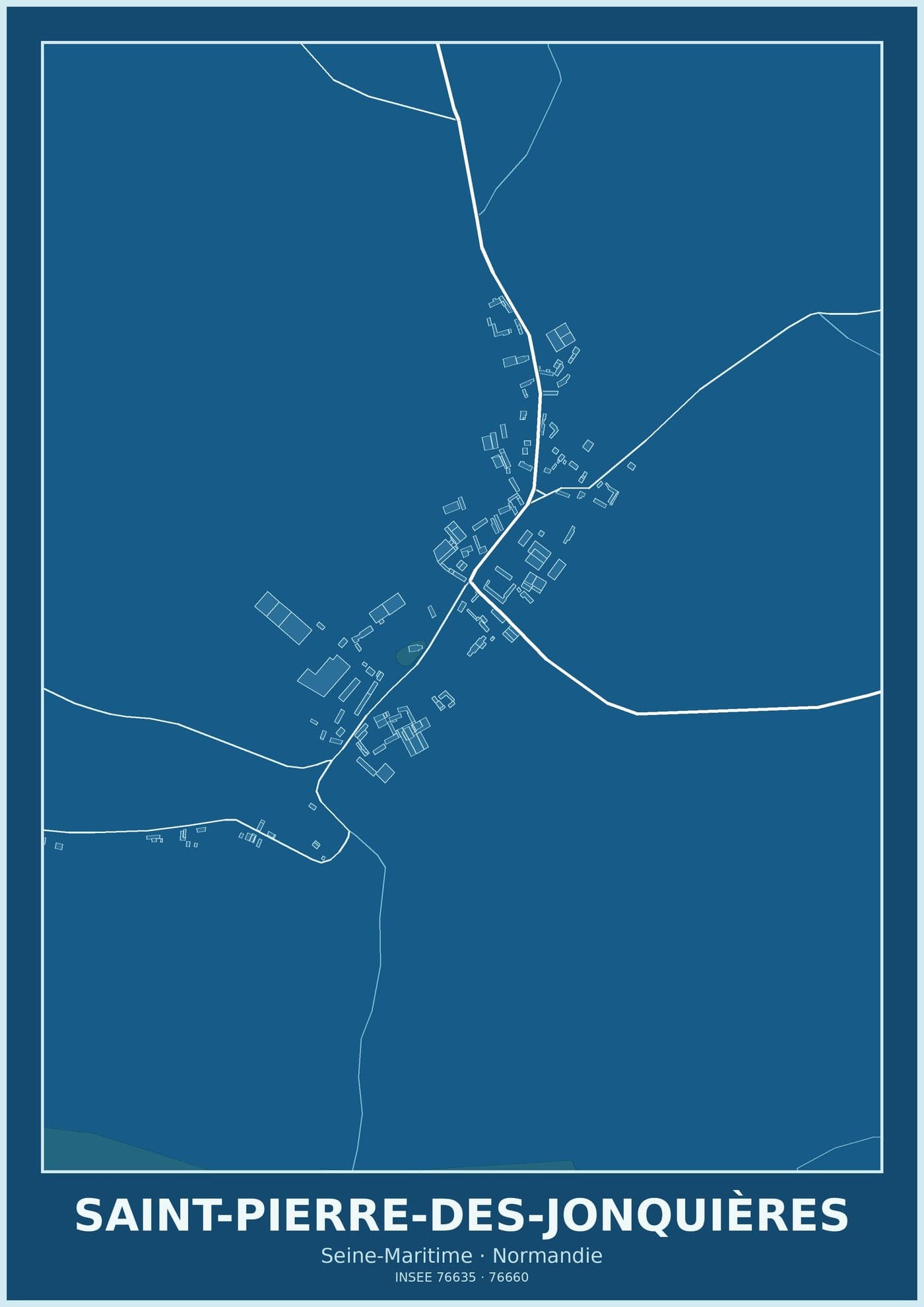 Plan de Saint-Pierre-des-Jonquières