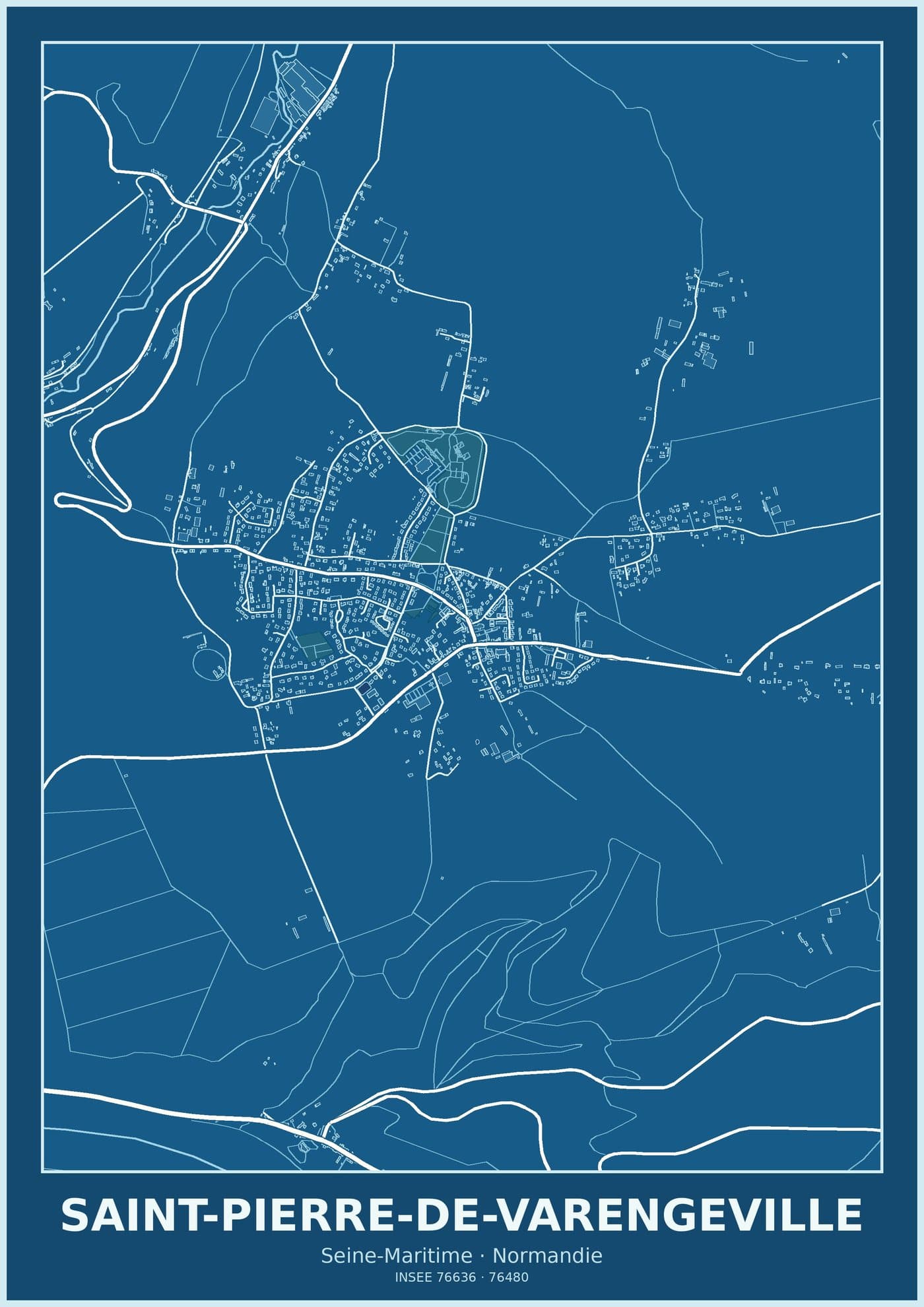 Plan de Saint-Pierre-de-Varengeville