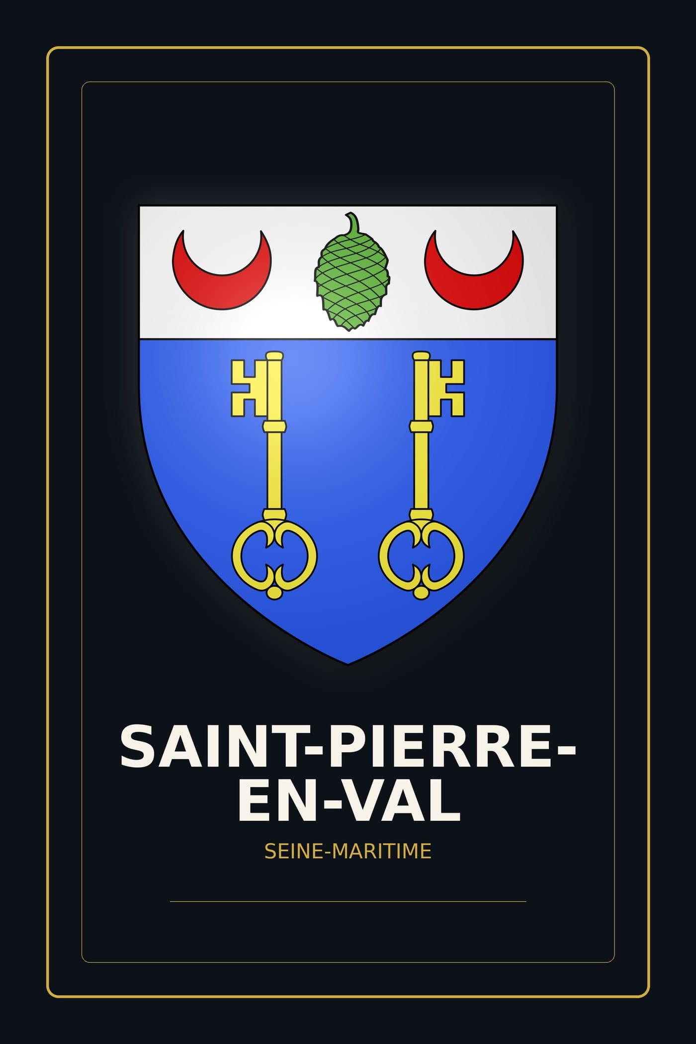 Blason de Saint-Pierre-en-Val