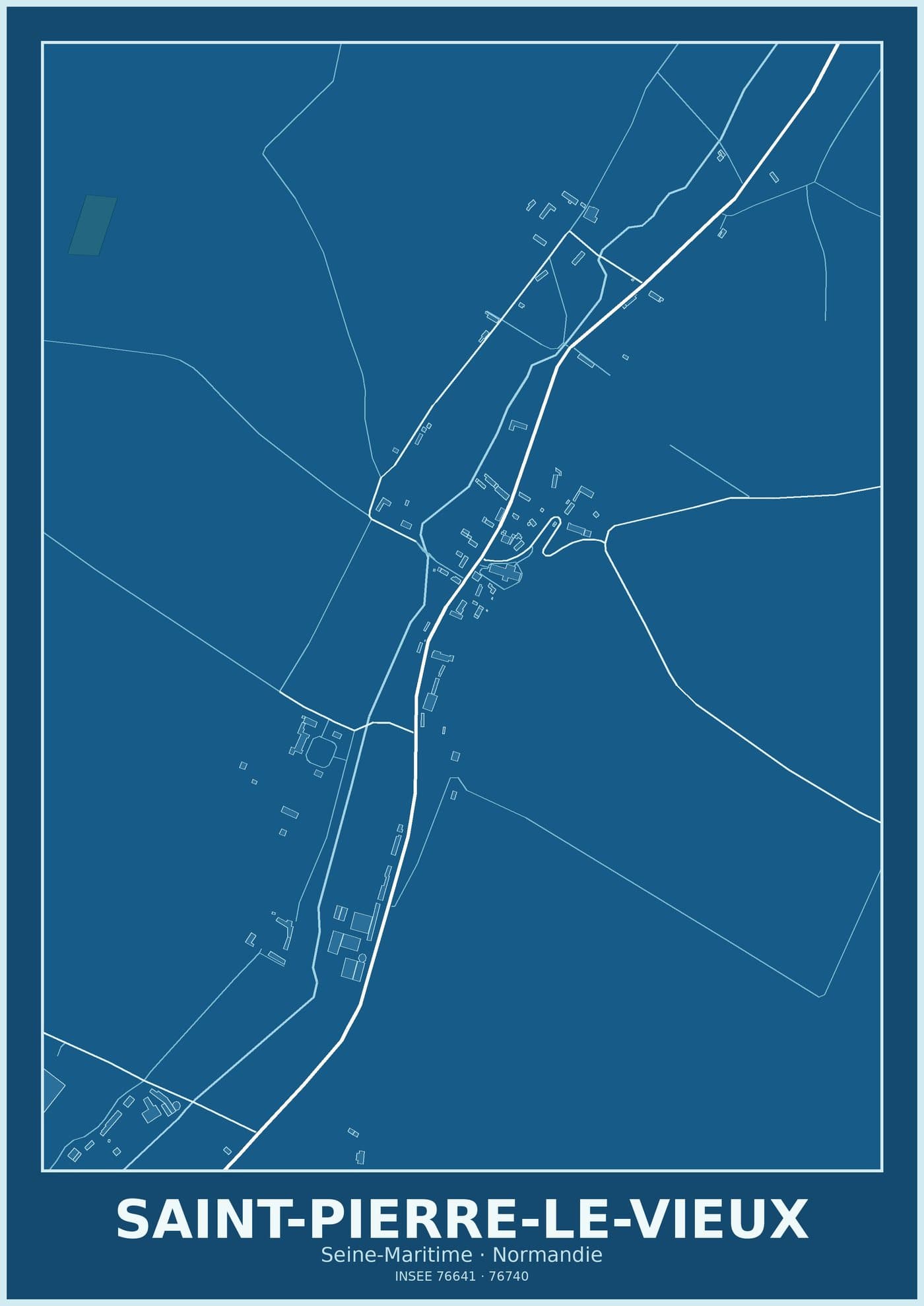 Plan de Saint-Pierre-le-Vieux