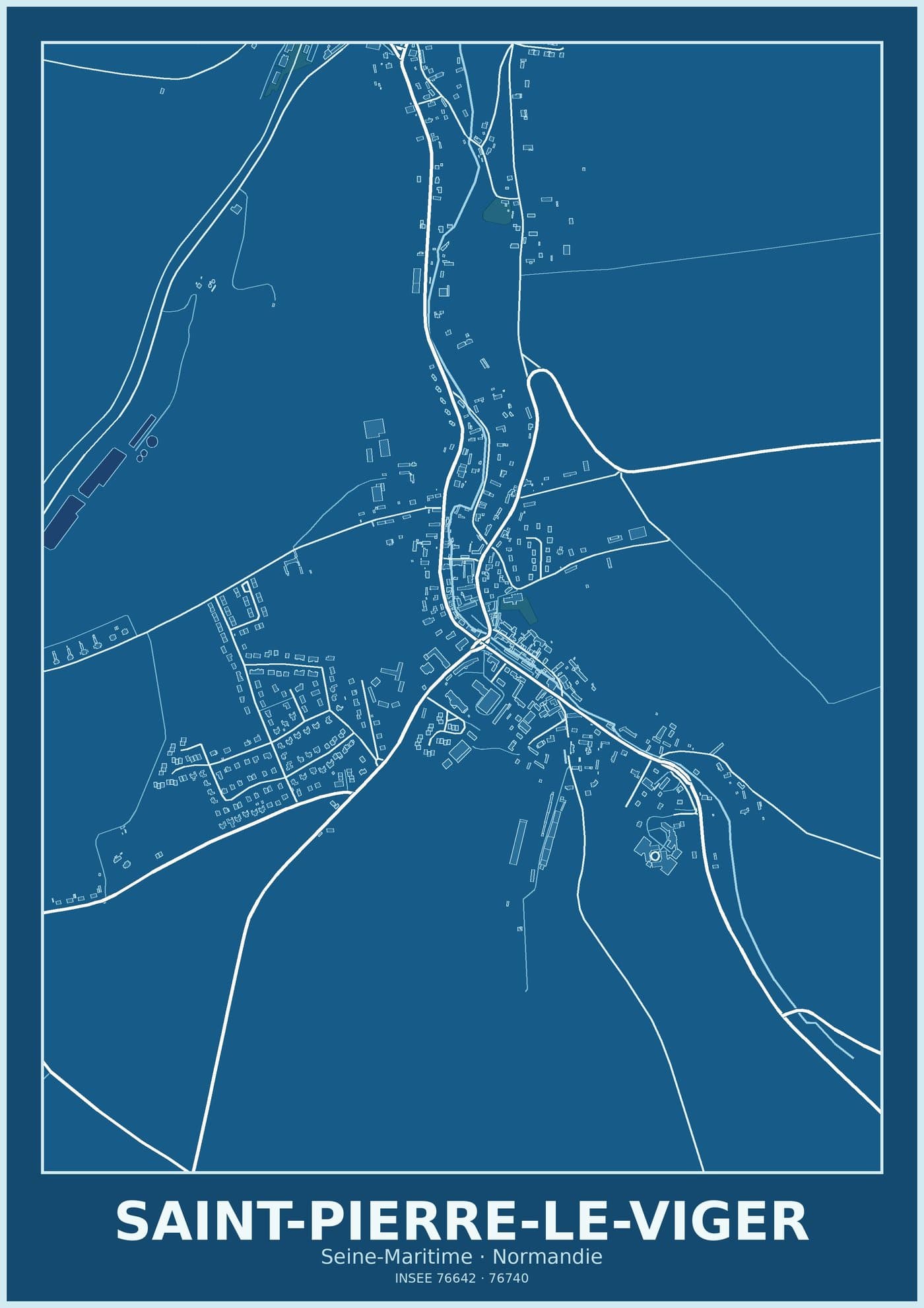 Plan de Saint-Pierre-le-Viger