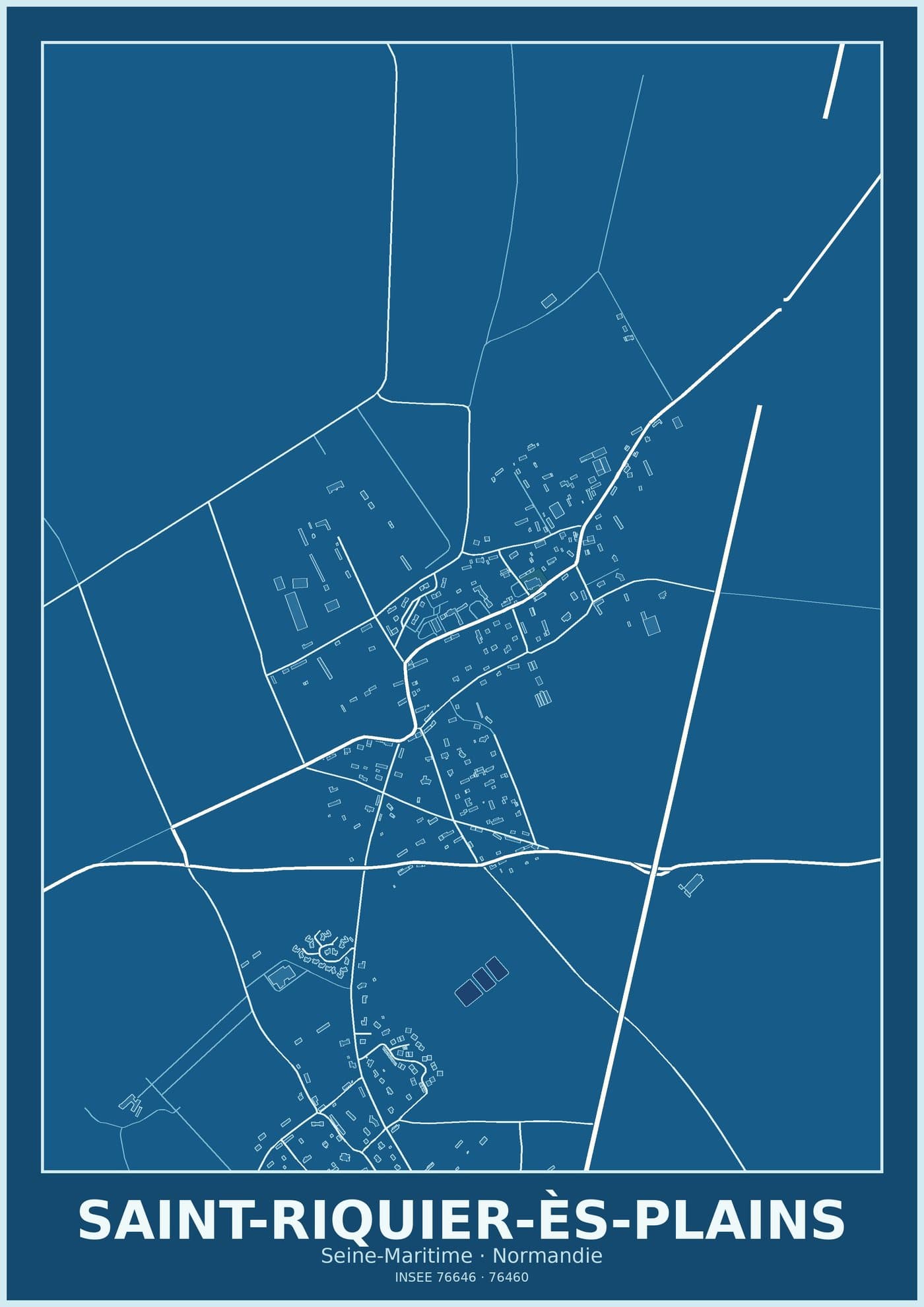 Plan de Saint-Riquier-ès-Plains