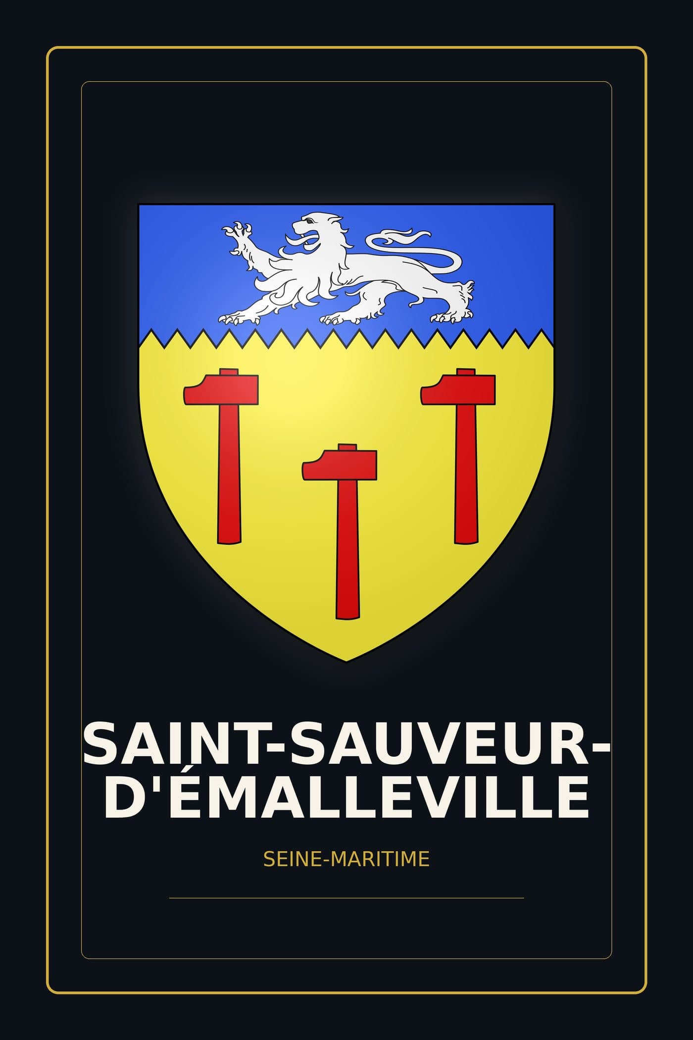 Blason de Saint-Sauveur-d'Émalleville