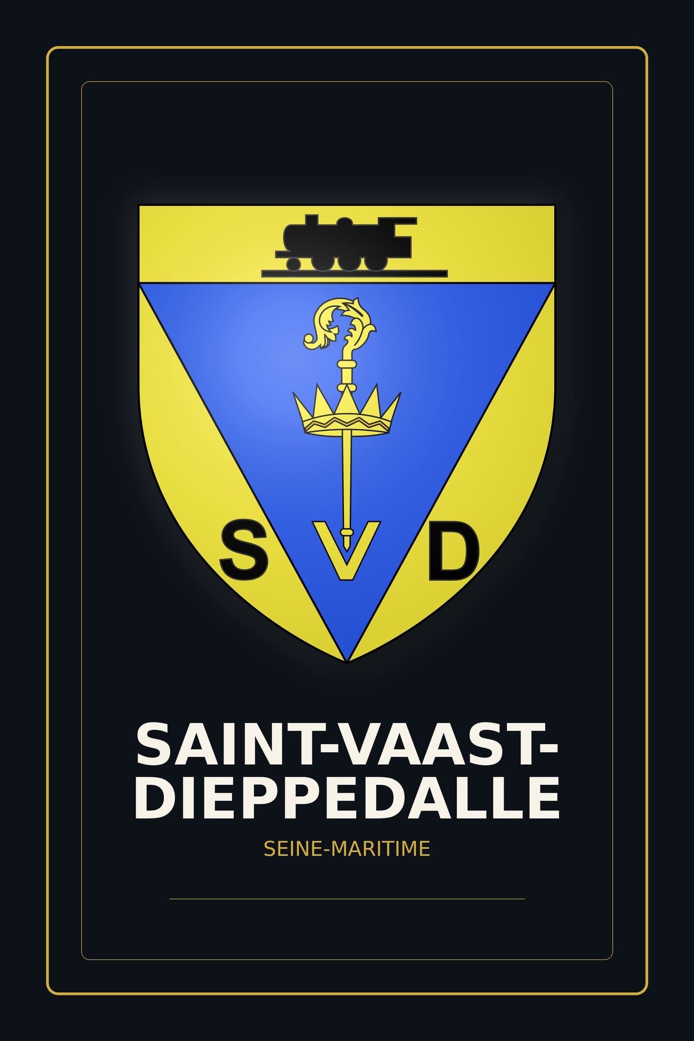Blason de Saint-Vaast-Dieppedalle