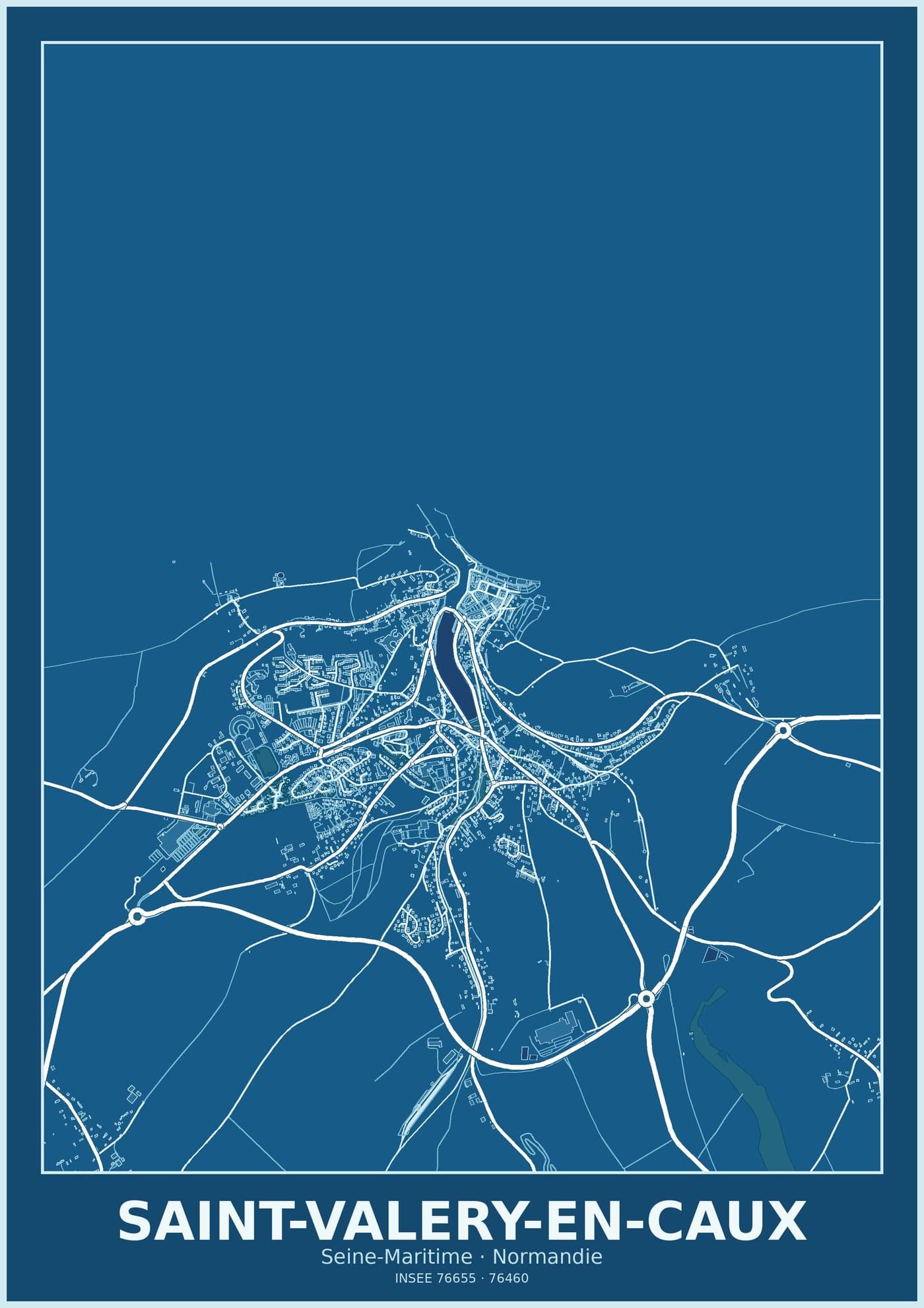 Plan de Saint-Valery-en-Caux
