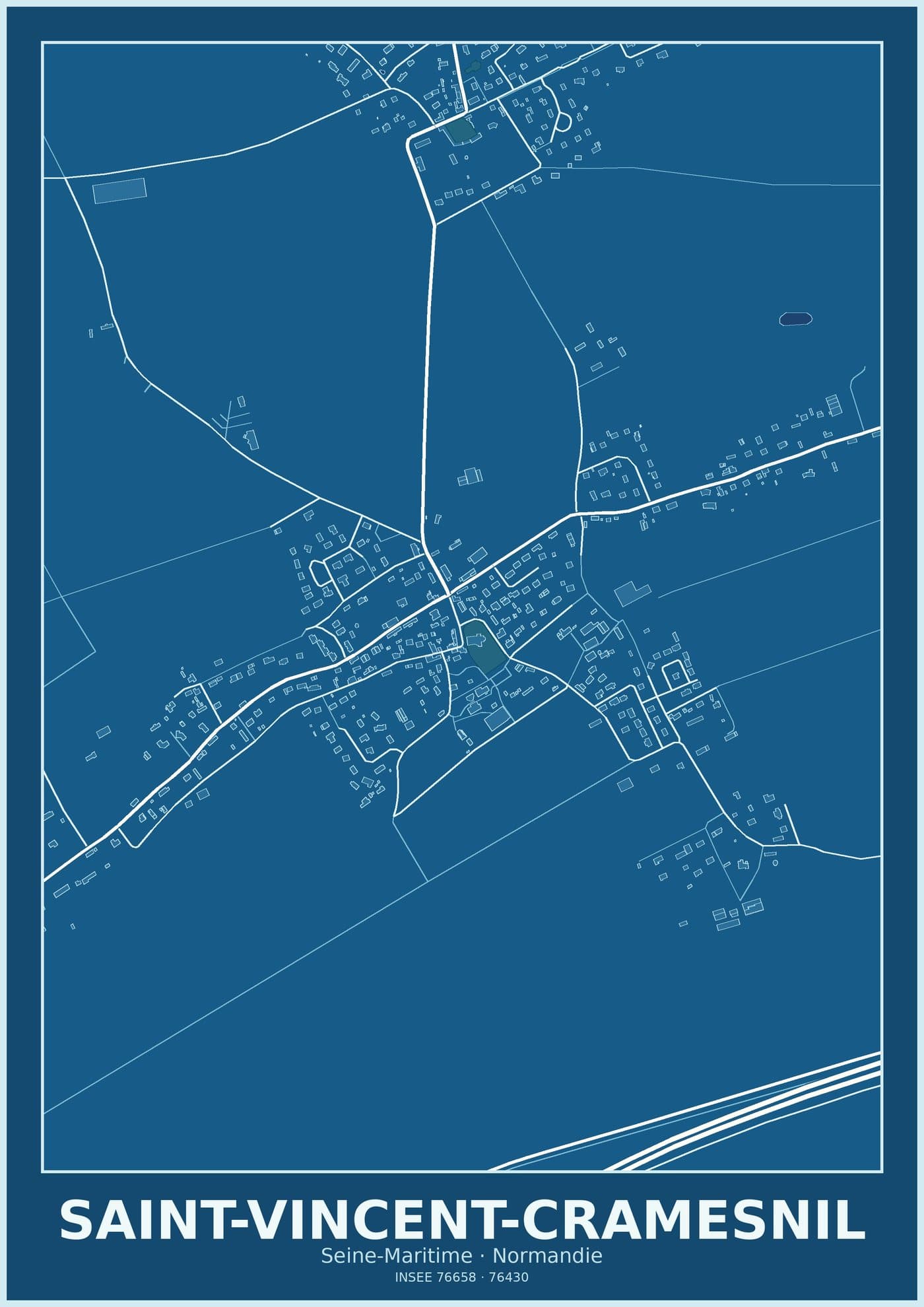 Plan de Saint-Vincent-Cramesnil