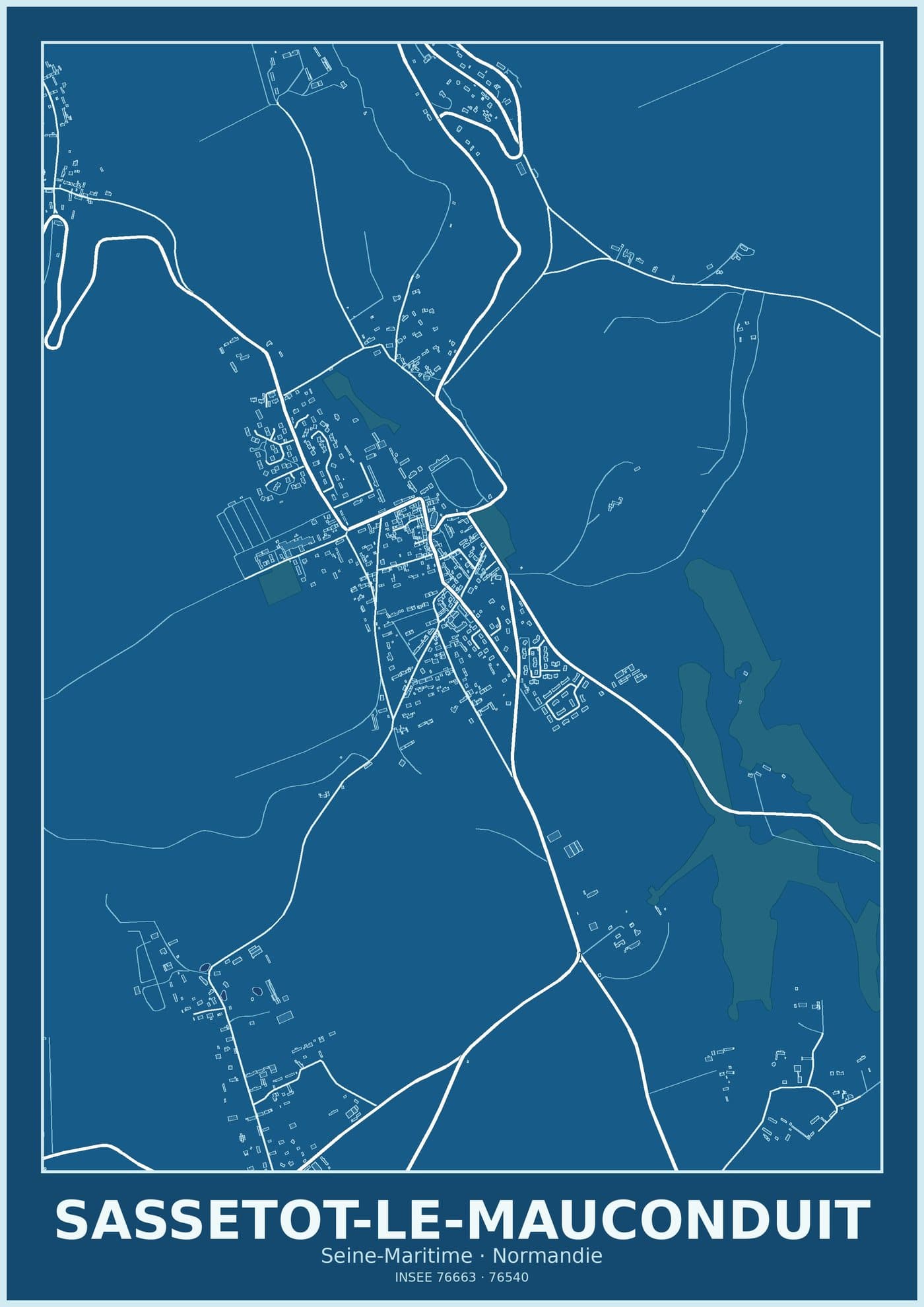 Plan de Sassetot-le-Mauconduit