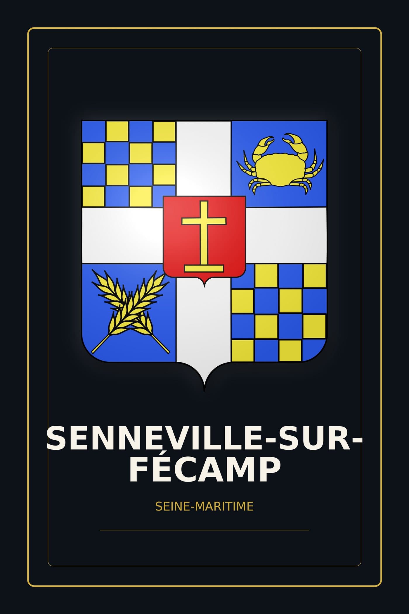 Blason de Senneville-sur-Fécamp
