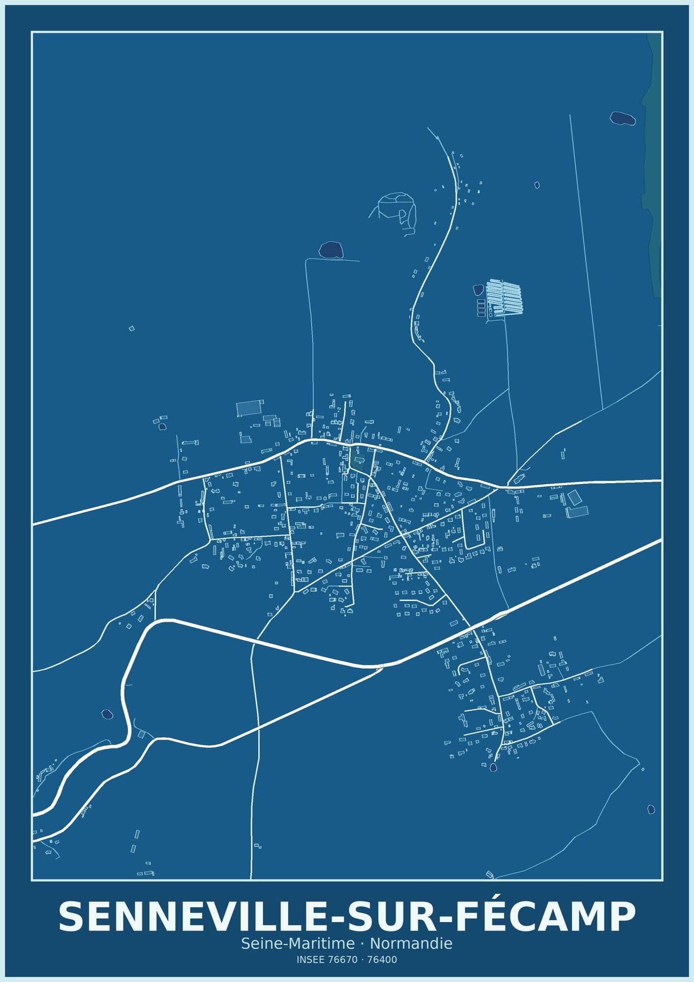 Plan de Senneville-sur-Fécamp