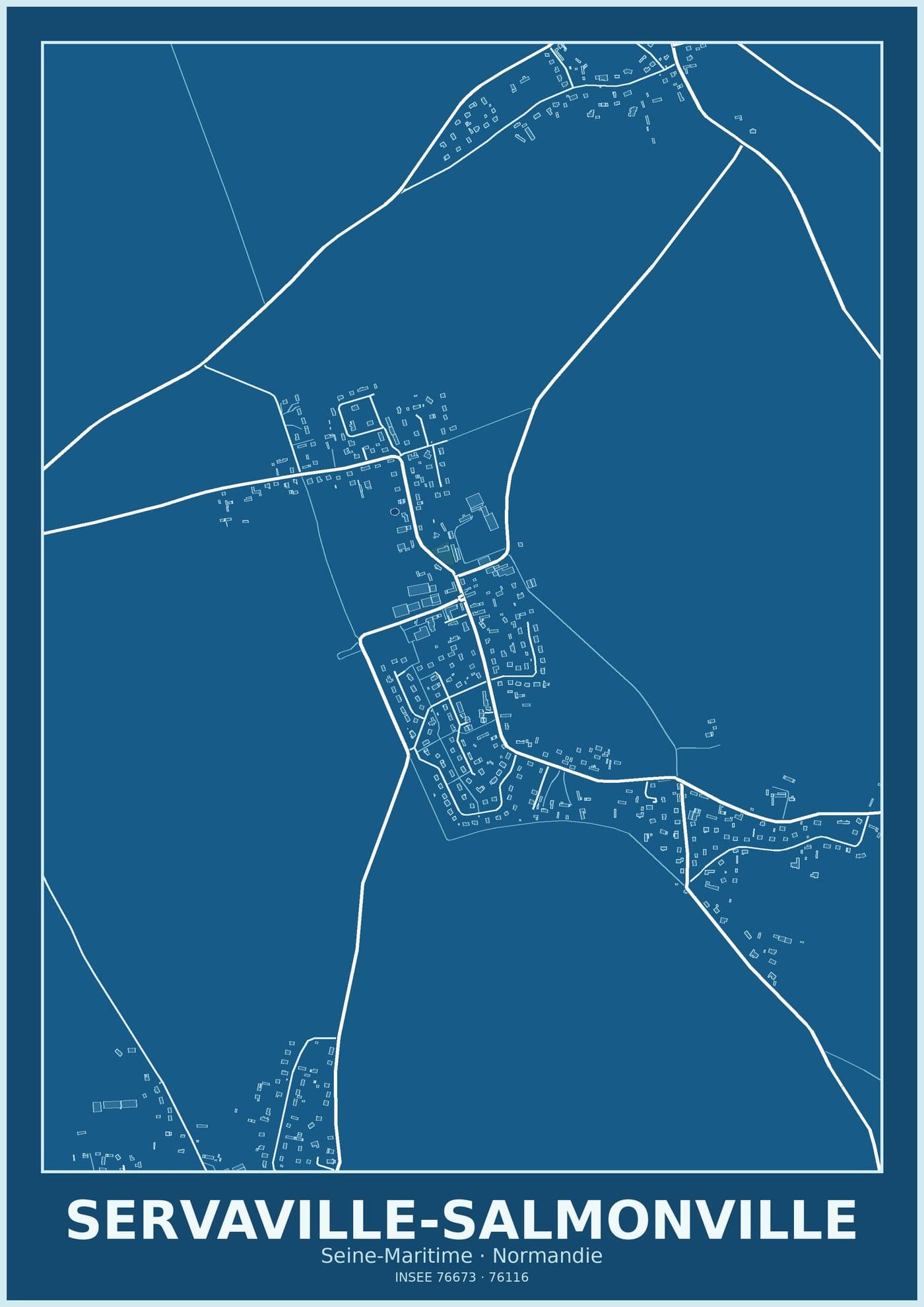 Plan de Servaville-Salmonville