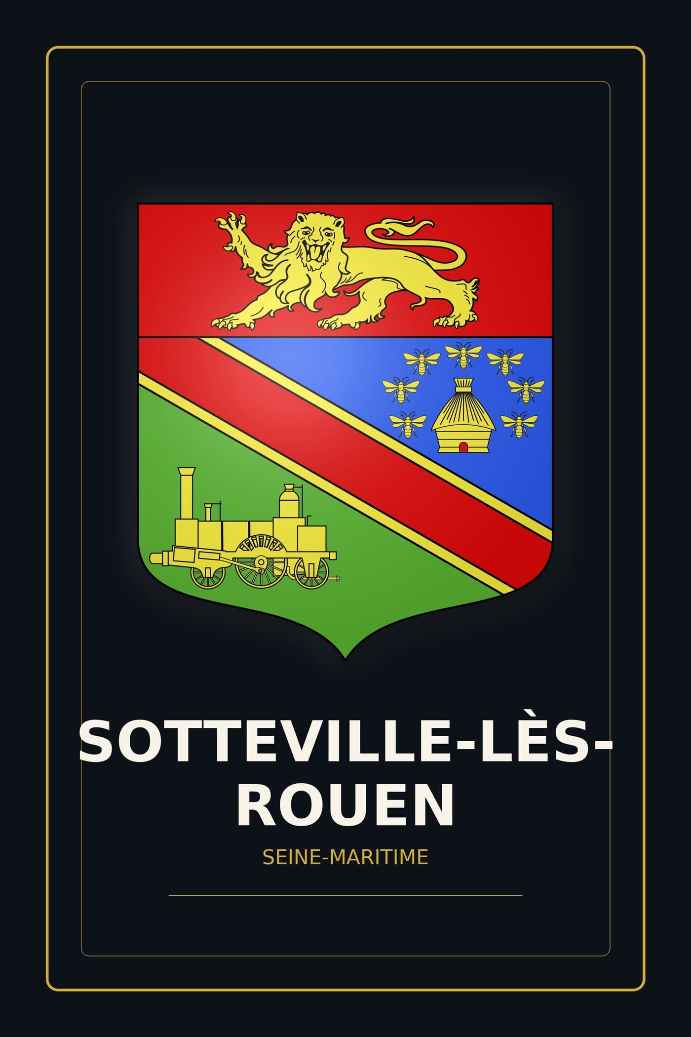 Blason de Sotteville-lès-Rouen