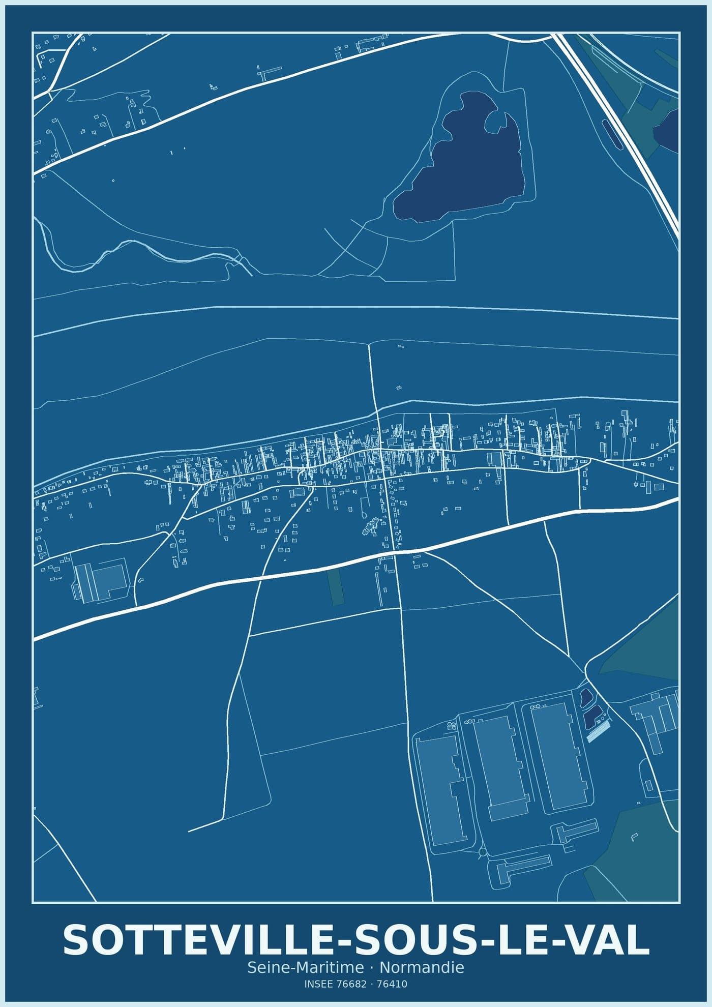 Plan de Sotteville-sous-le-Val