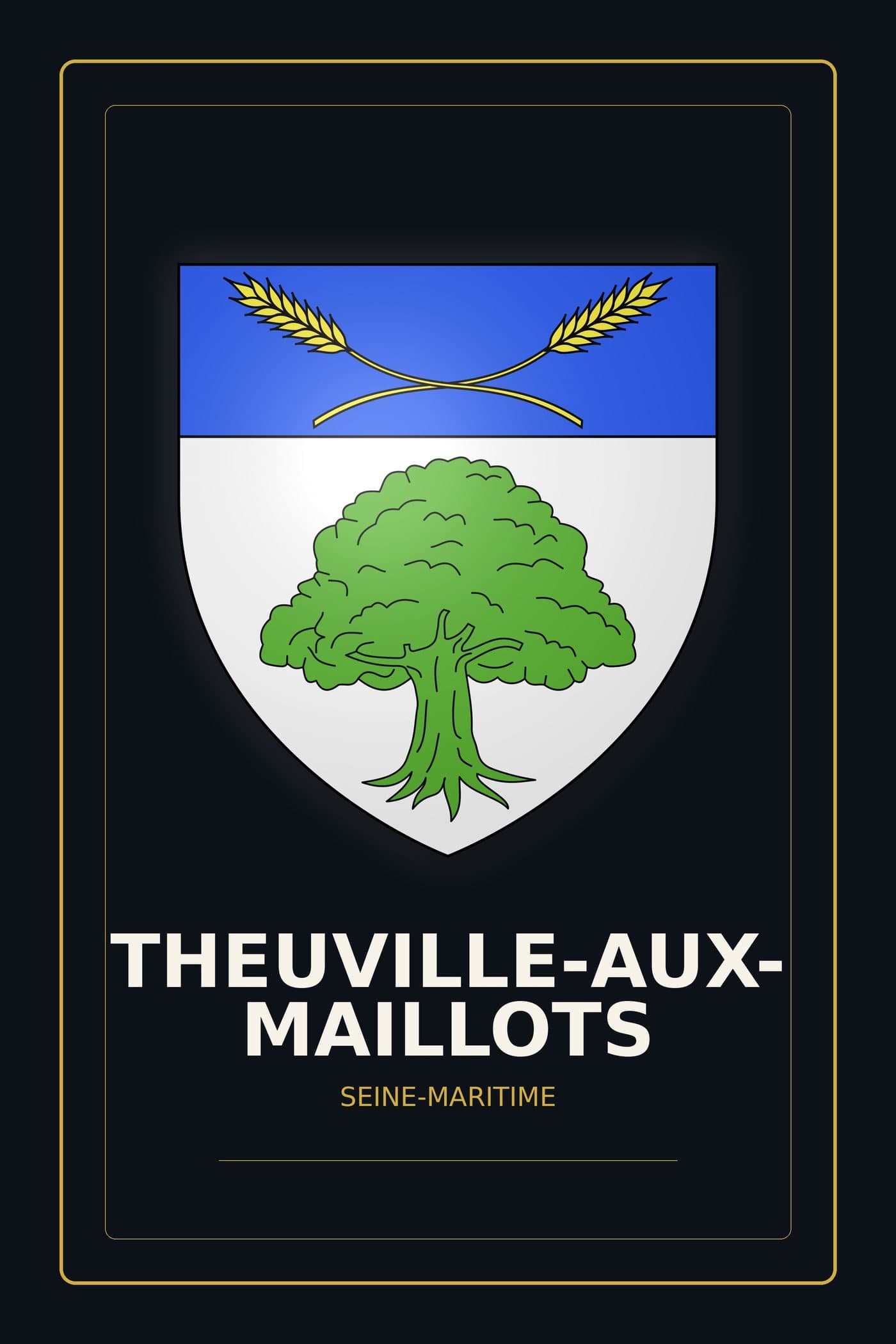 Blason de Theuville-aux-Maillots