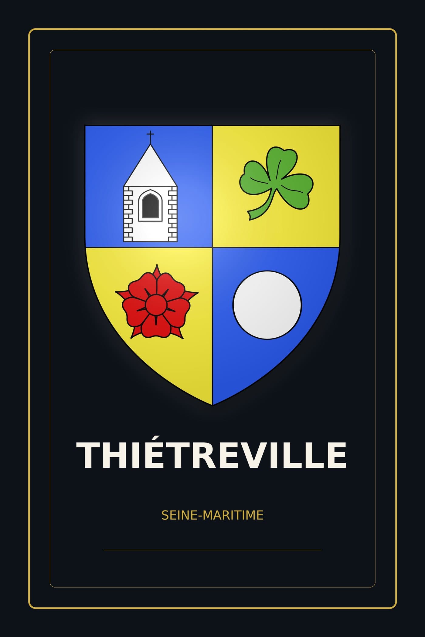 Blason de Thiétreville