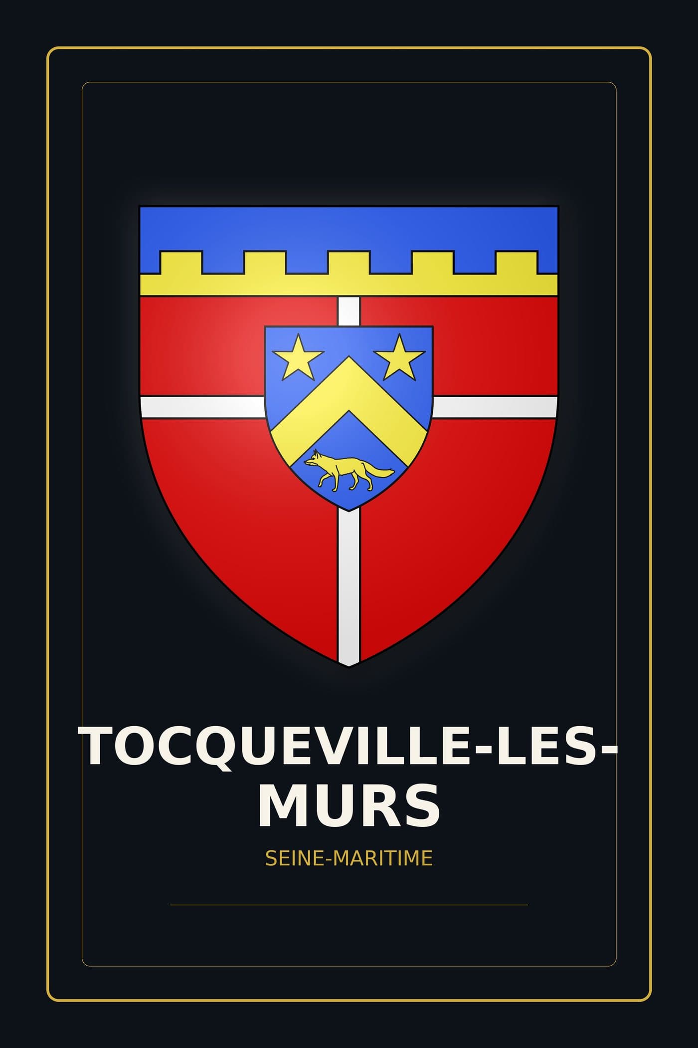 Blason de Tocqueville-les-Murs