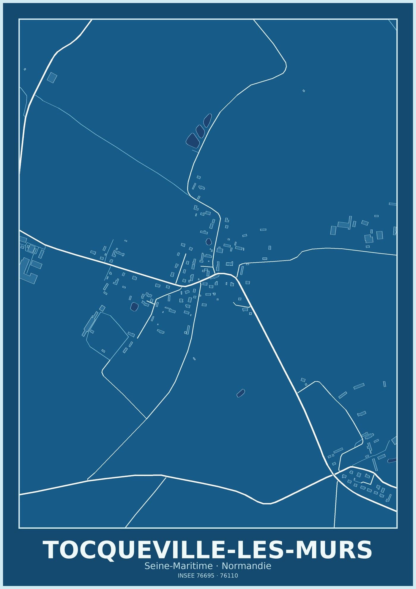 Plan de Tocqueville-les-Murs