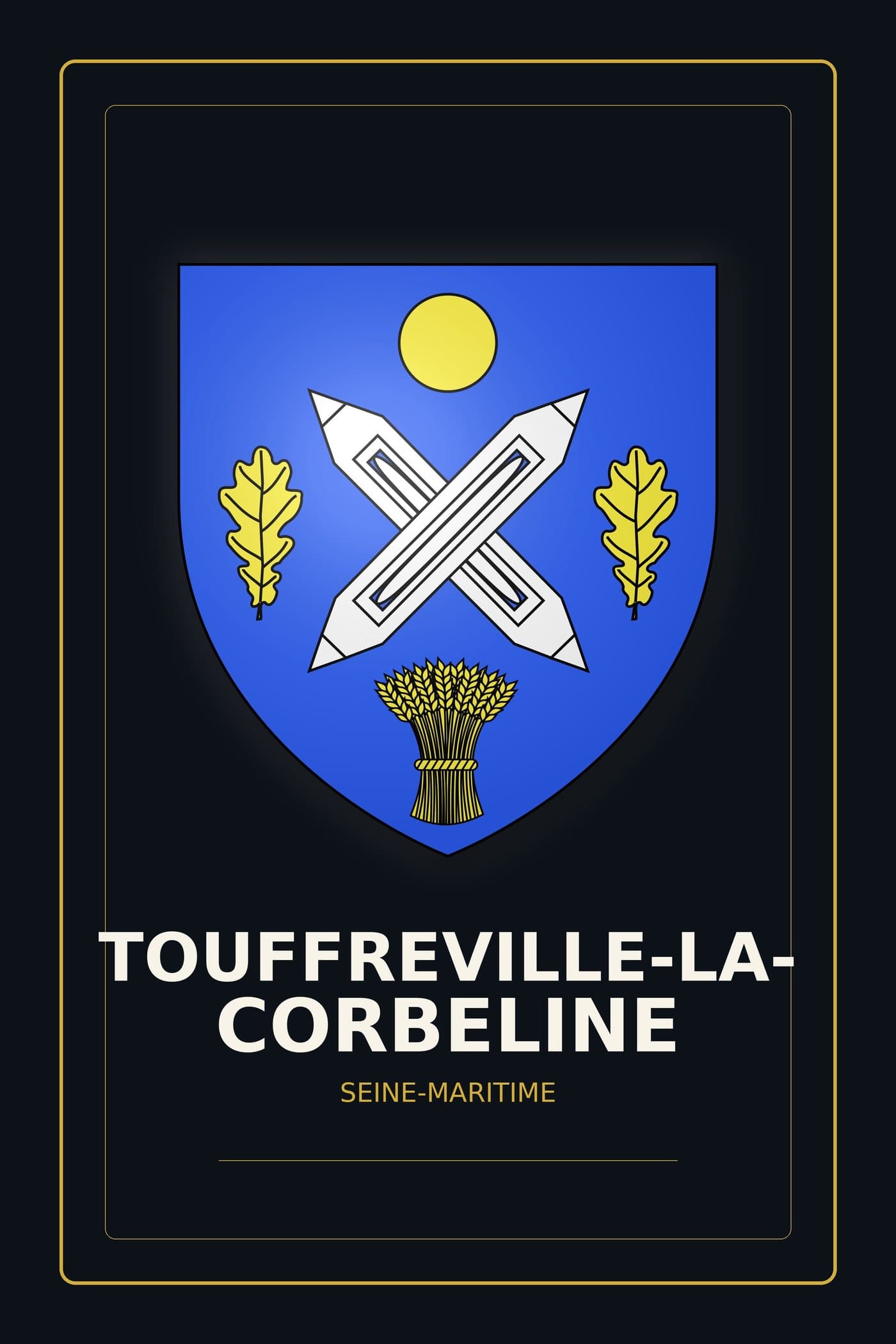 Blason de Touffreville-la-Corbeline