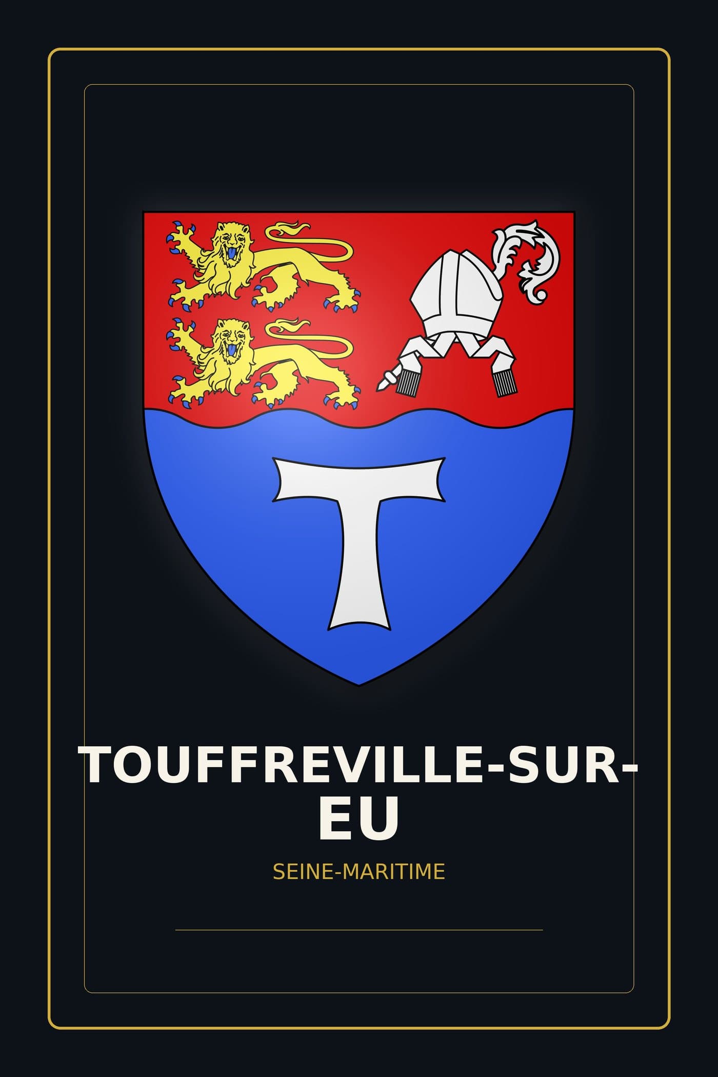 Blason de Touffreville-sur-Eu