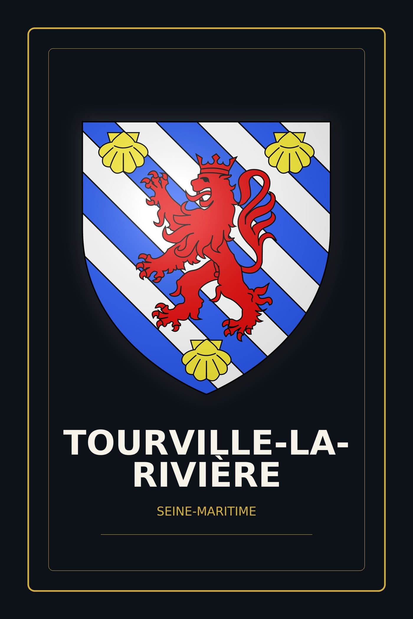 Blason de Tourville-la-Rivière